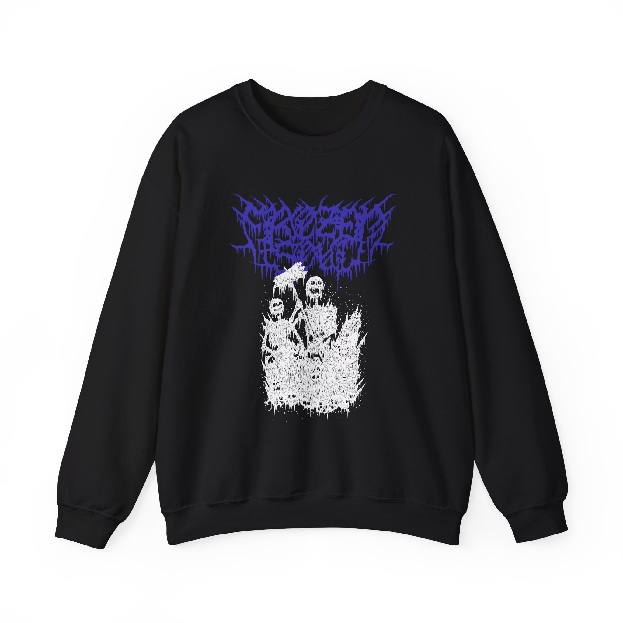 Frozen Soul Skeleton Unisex Heavy Blendâ„¢ Crewneck Sweatshirt