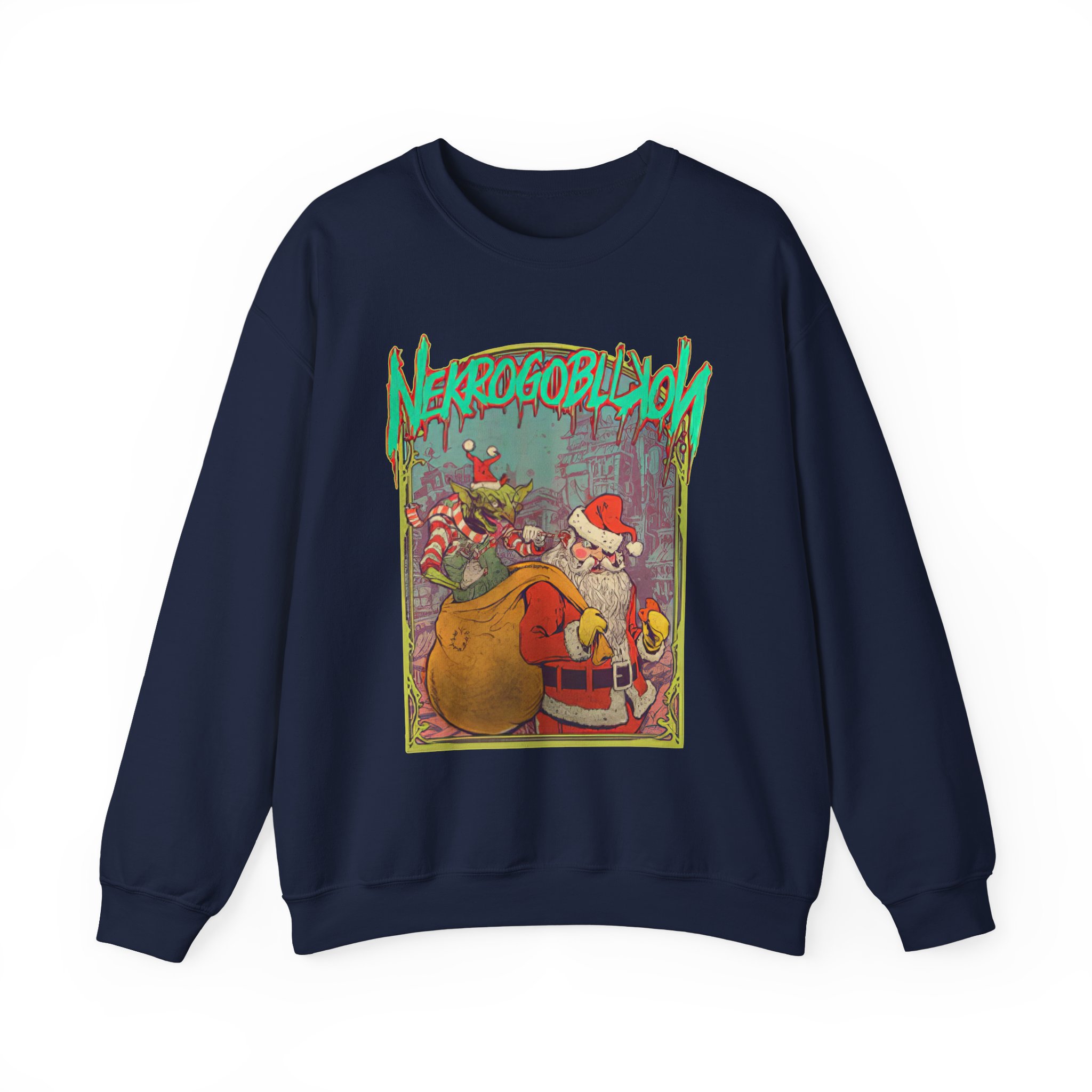 Nekrogoblikon 2023 Xmas Unisex Heavy Blendâ„¢ Crewneck Sweatshirt