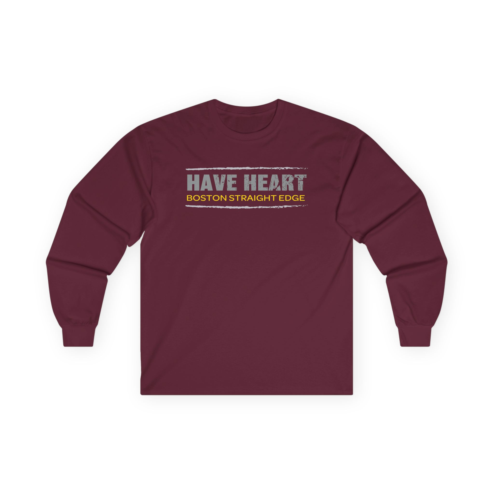 Have Heart Boston Straight Edge Unisex Ultra Cotton Long Sleeve Tee