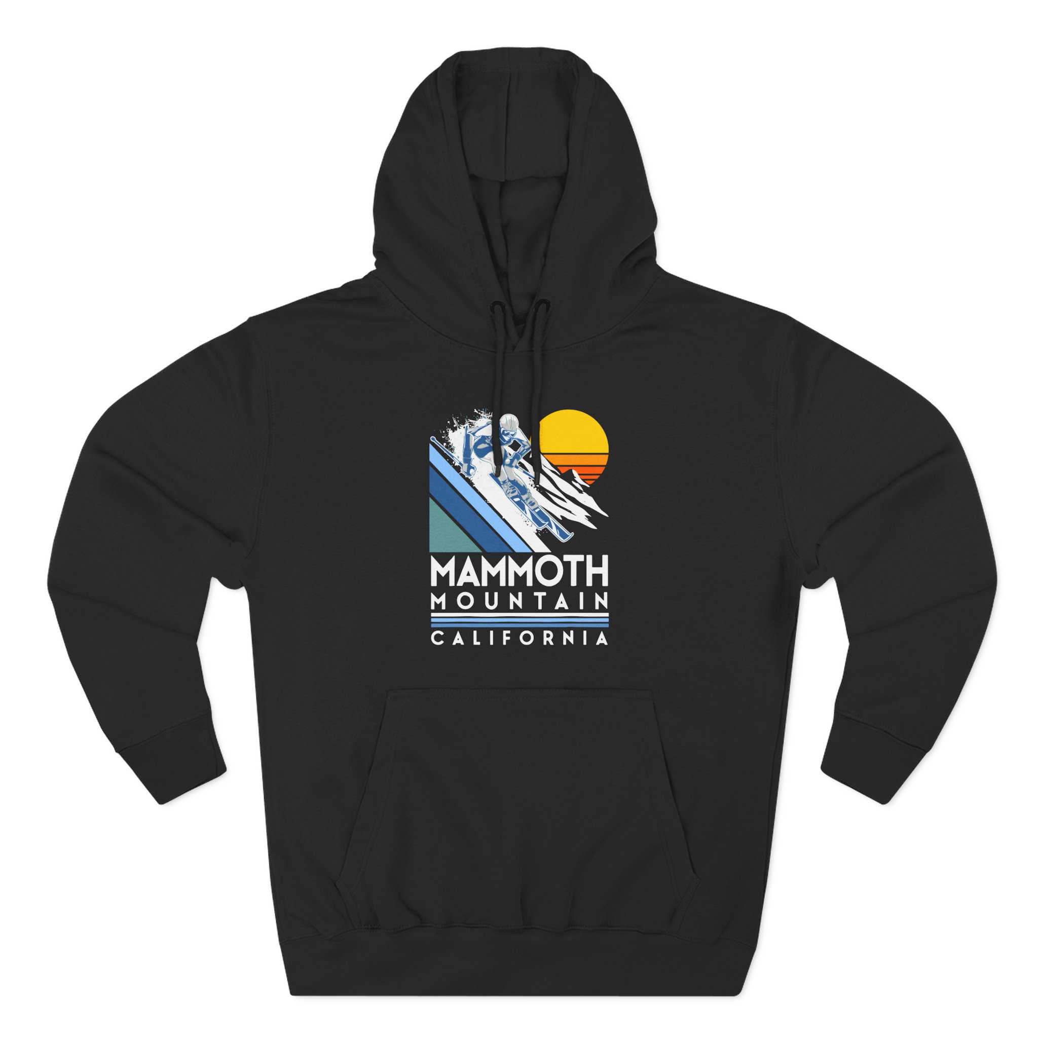Mammoth Mountain California Three-Panel Fleece Hoodie