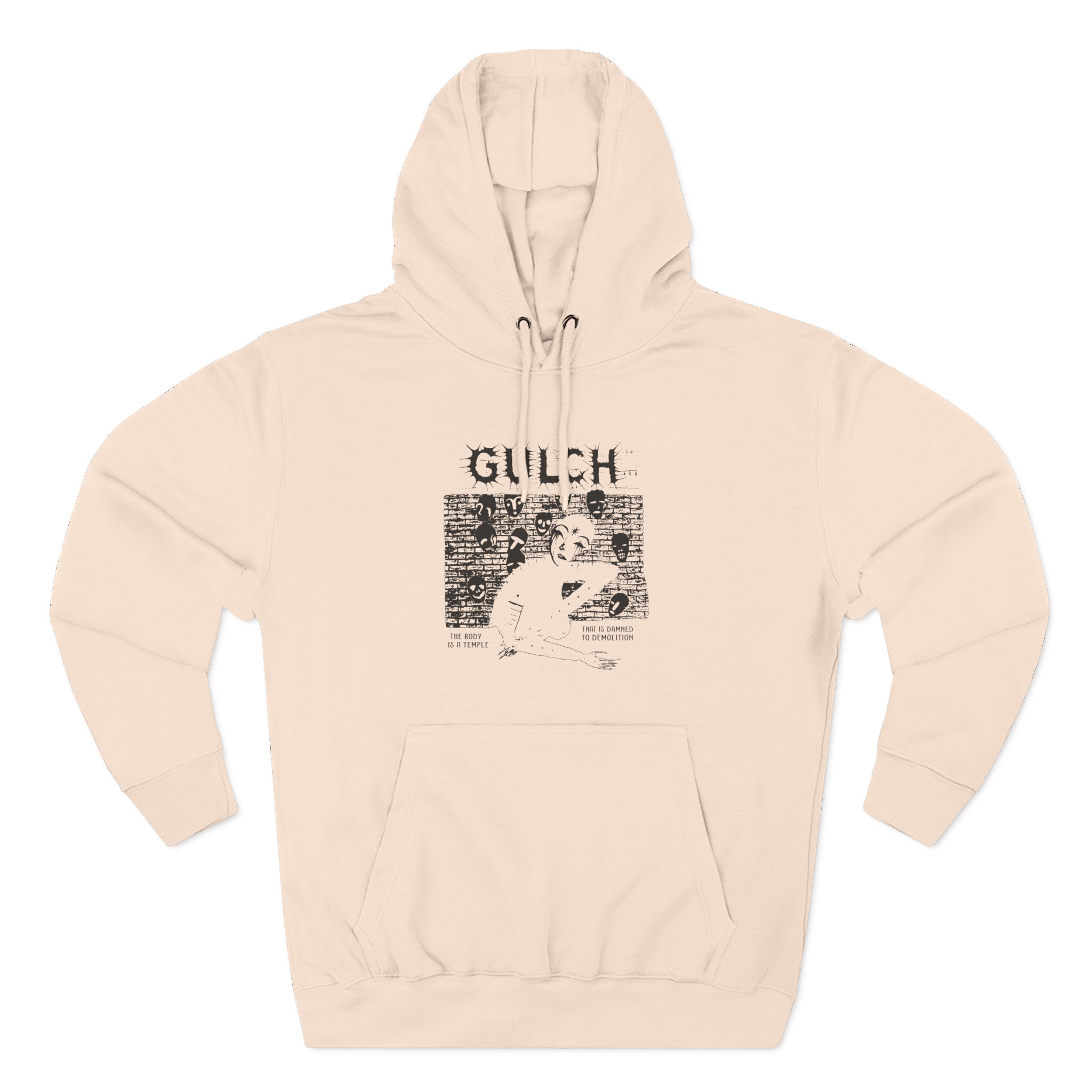 Gulch Band Three-Panel Fleece Hoodie