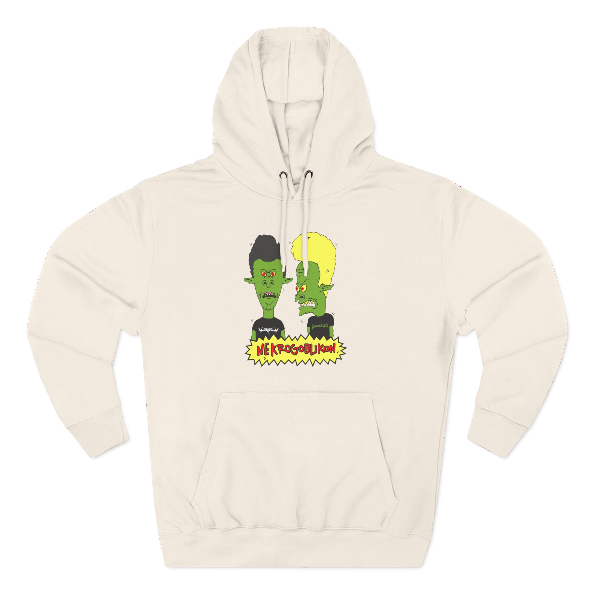 Nekrogoblikon Three-Panel Fleece Hoodie