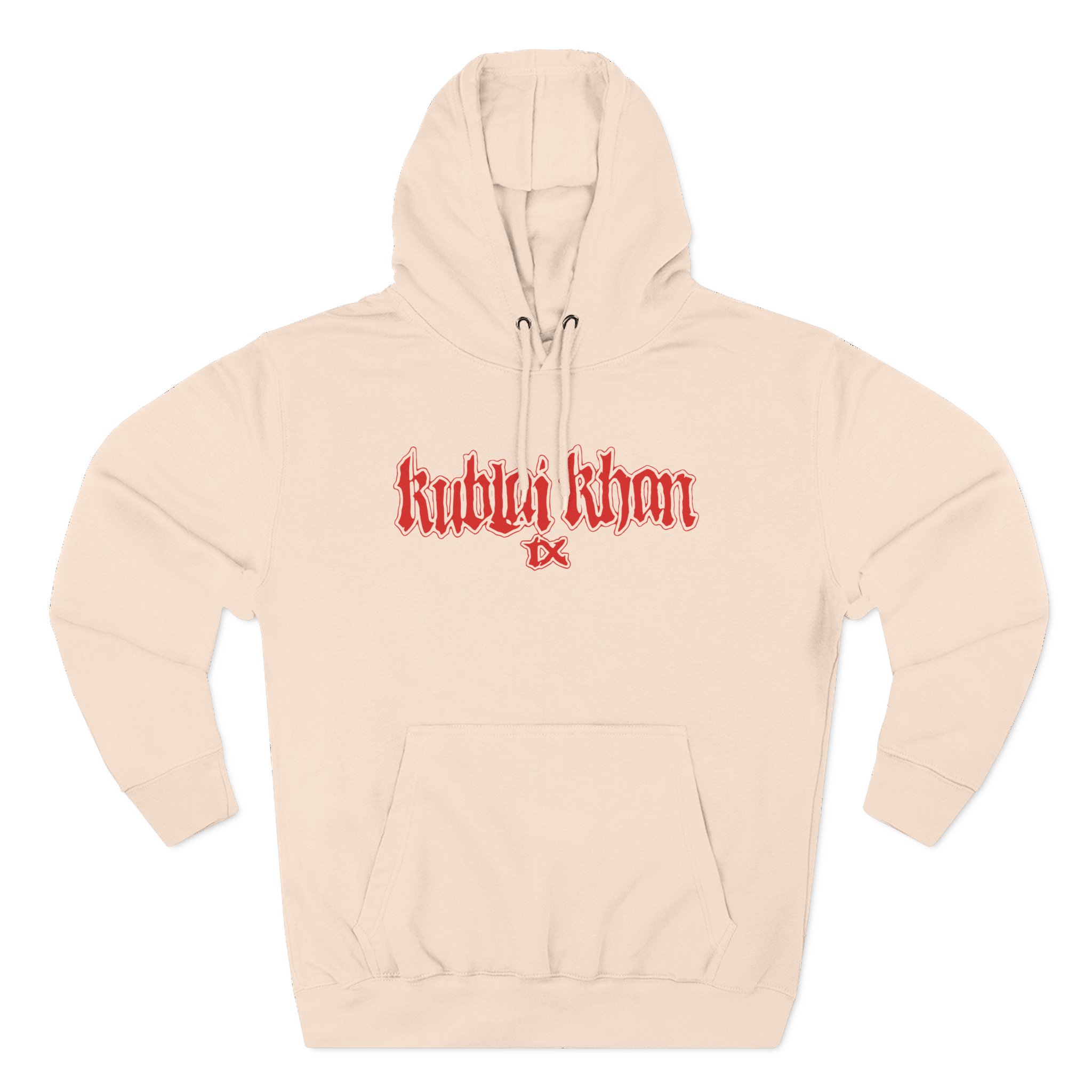 Kublai Khan - Monkey Skull Three-Panel Fleece Hoodie