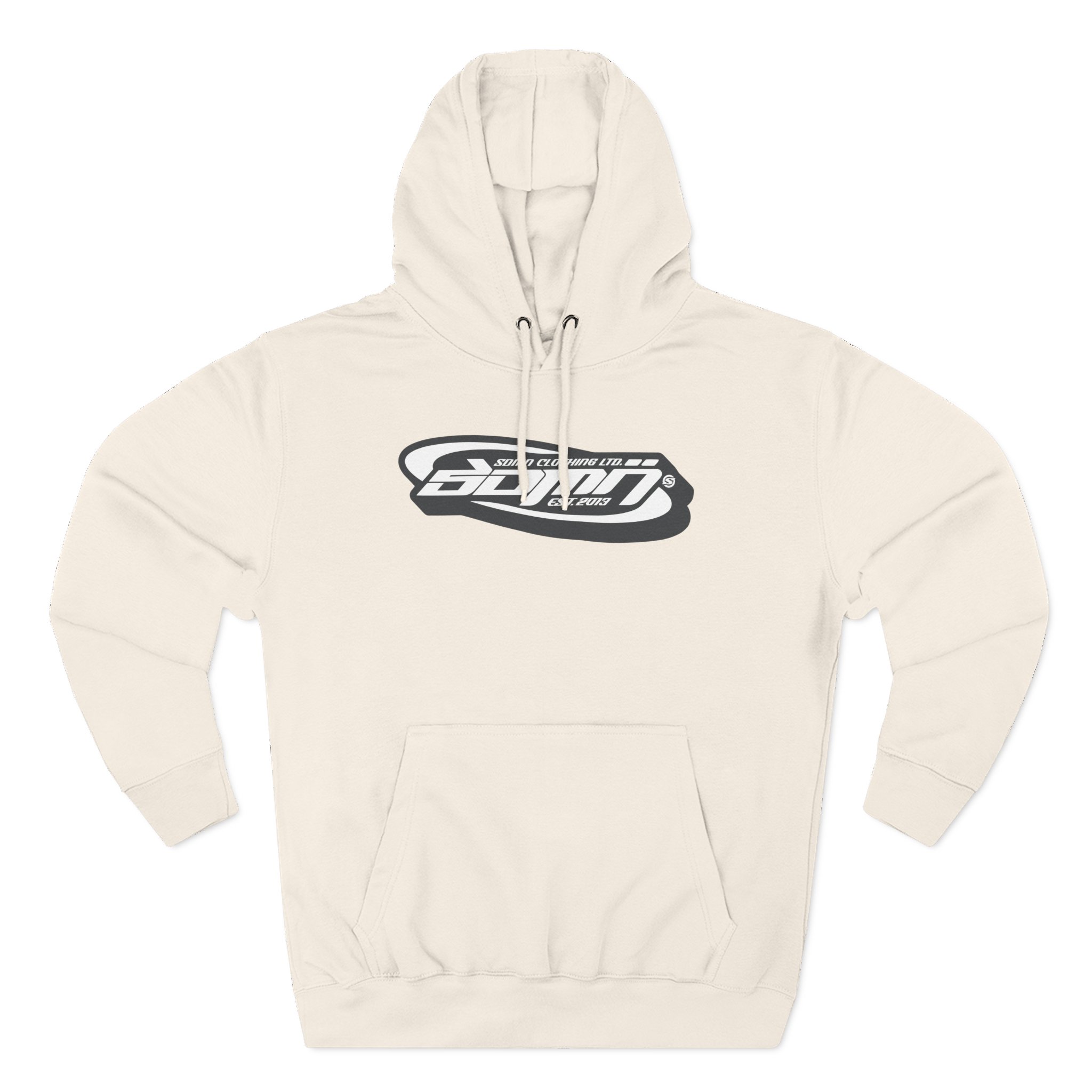 Zerkaa Y2k-orbit Three-Panel Fleece Hoodie