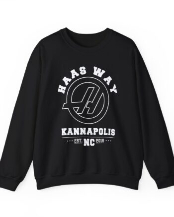 Haas F1 Haas Way Kannapolis Unisex Heavy Blend™ Crewneck Sweatshirt