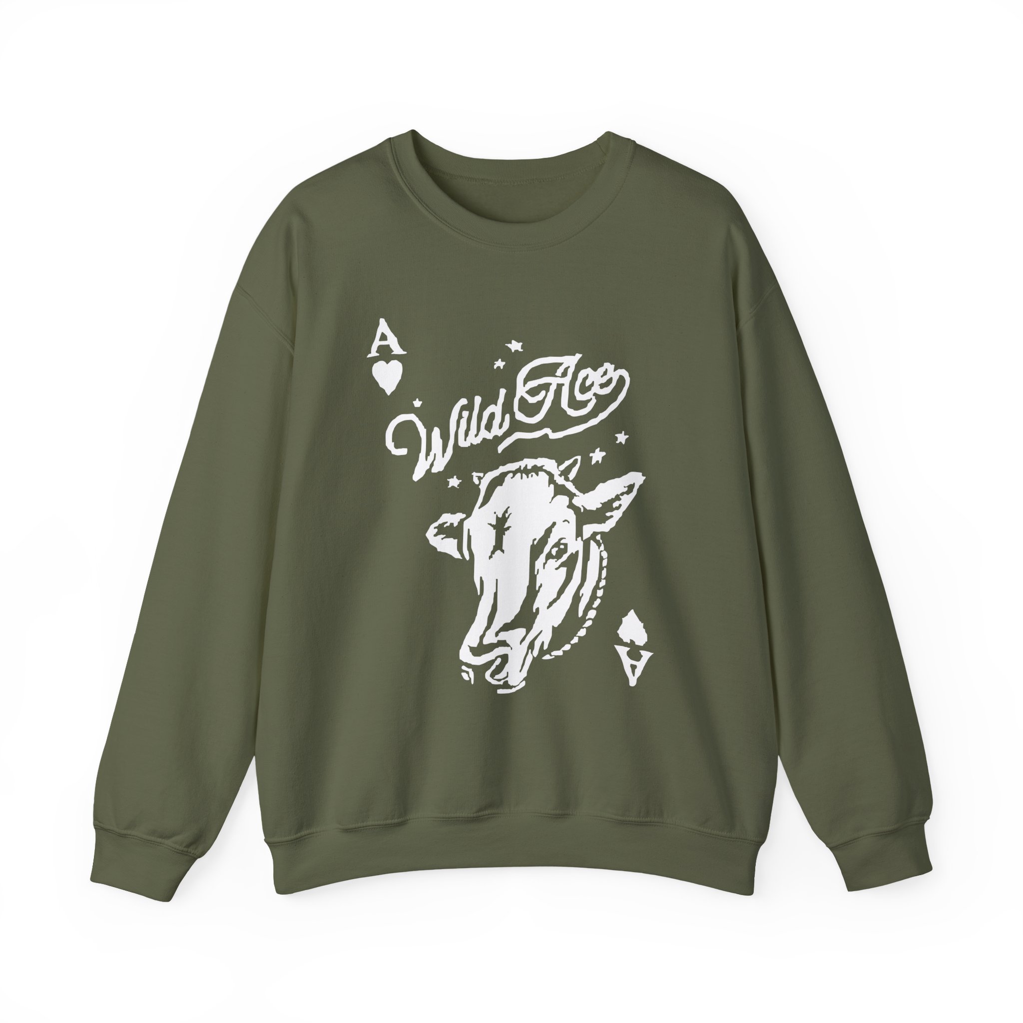 Kallmekris Wild Ace Knit Unisex Heavy Blendâ„¢ Crewneck Sweatshirt