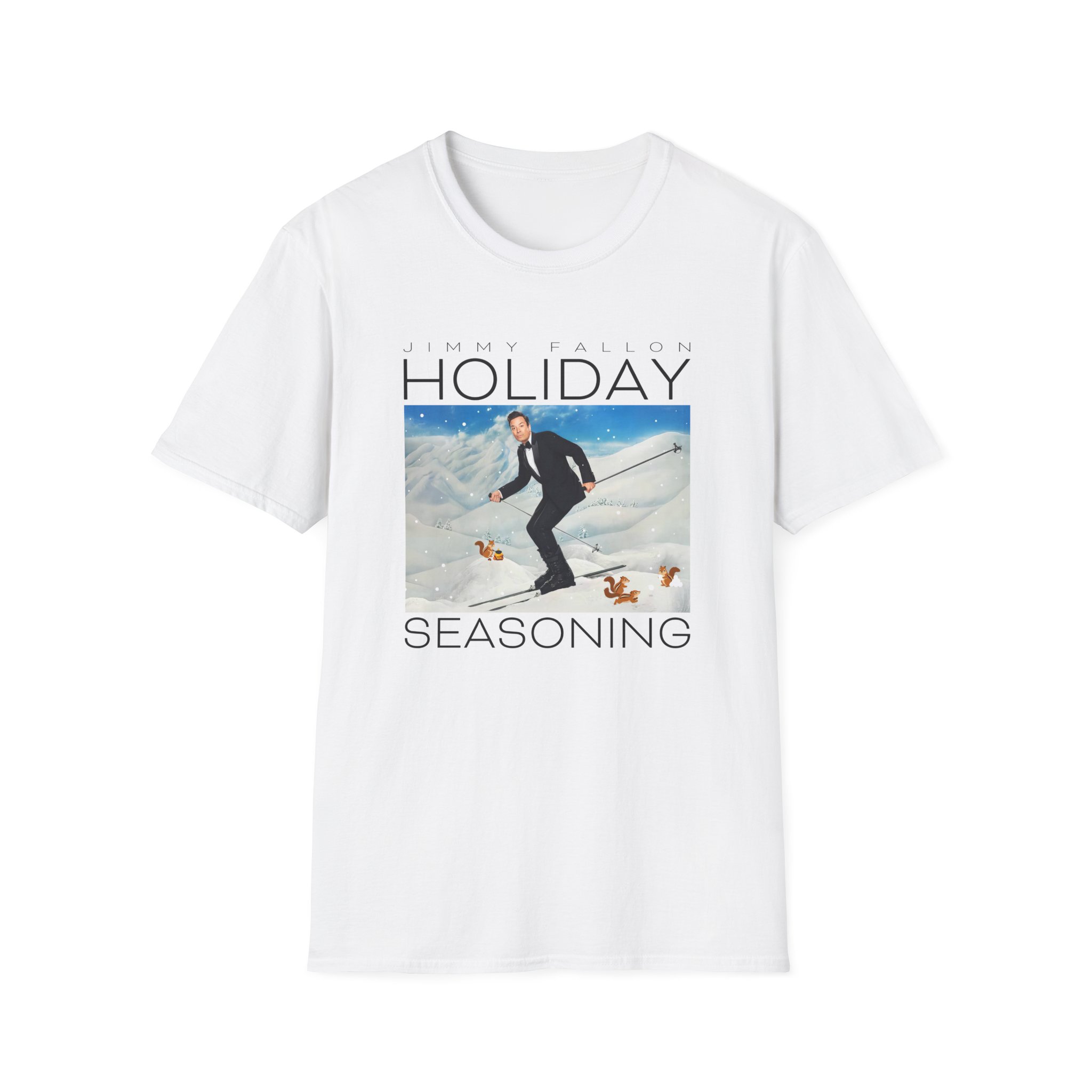 Jimmy Fallon Holiday Seasoning Unisex Softstyle T-Shirt
