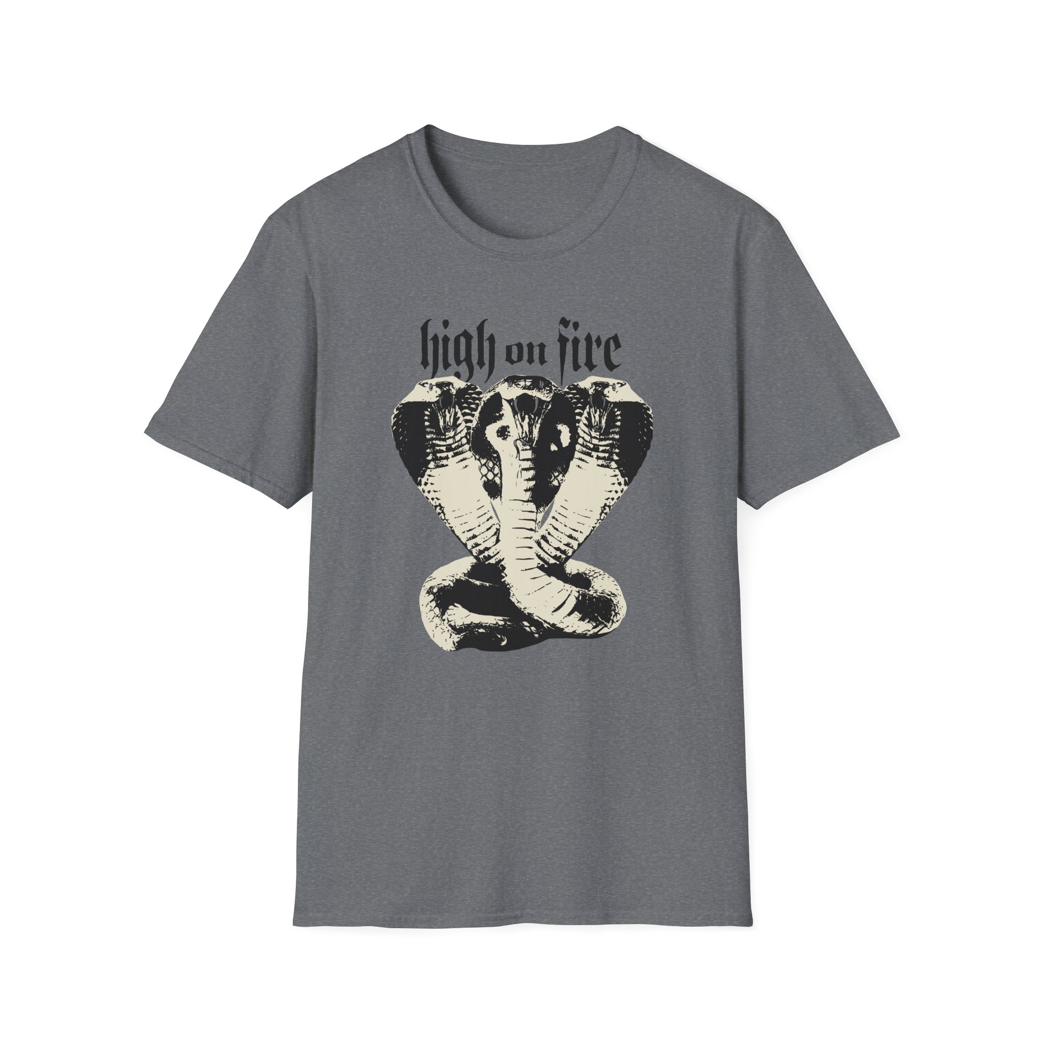 High on Fire Branca Snakes Unisex Softstyle T-Shirt