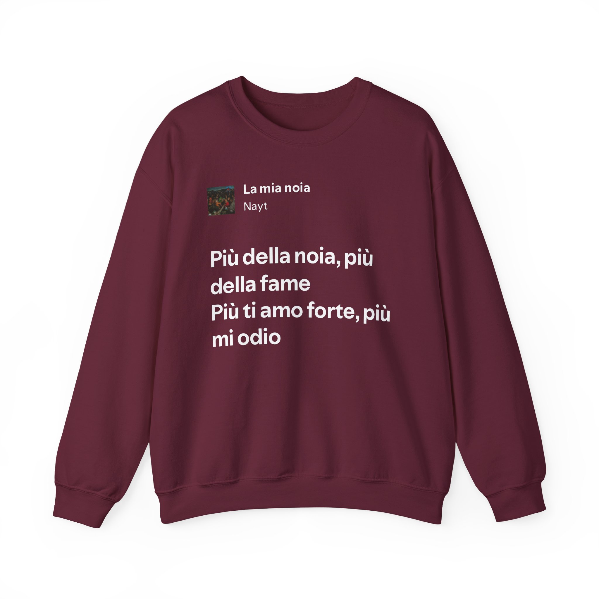 Nayt La Mia Noia Unisex Heavy Blendâ„¢ Crewneck Sweatshirt