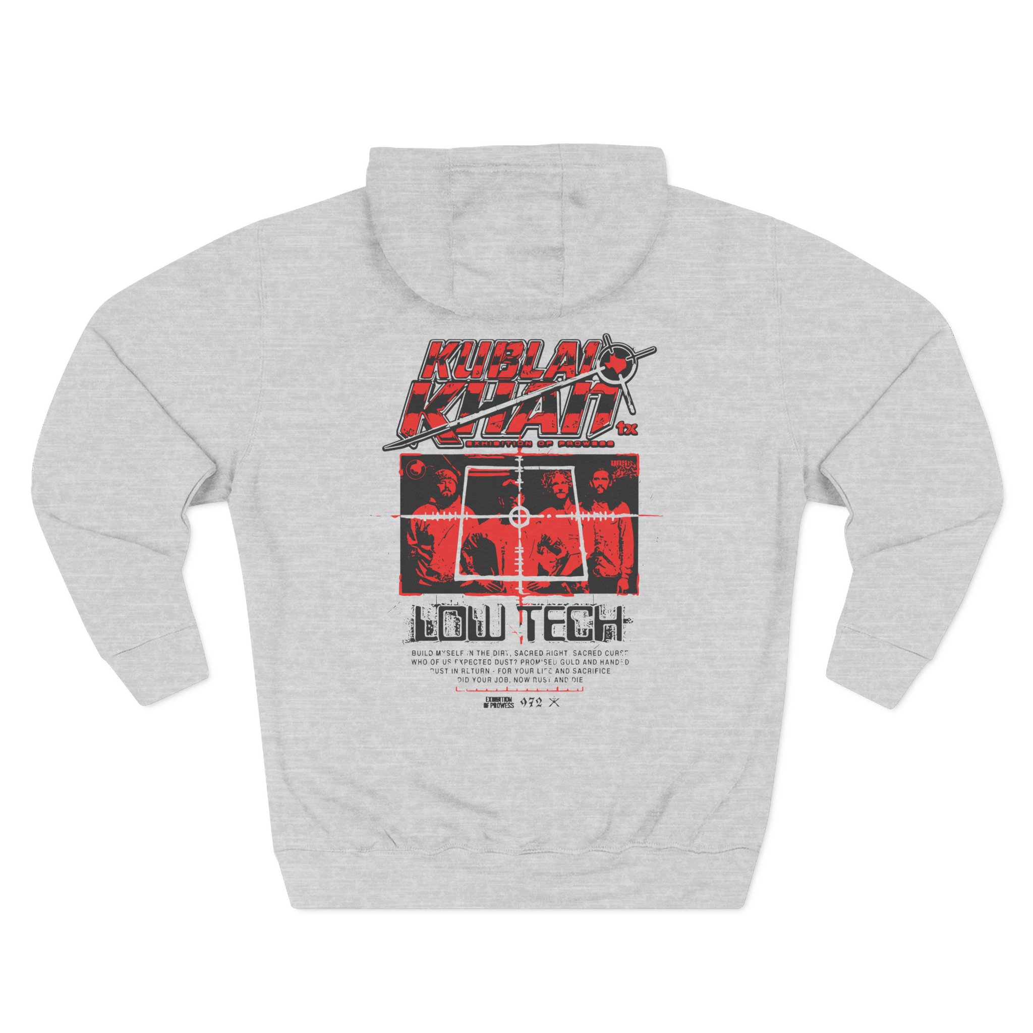 Kublai Khan Low Tech Three-Panel Fleece Hoodie