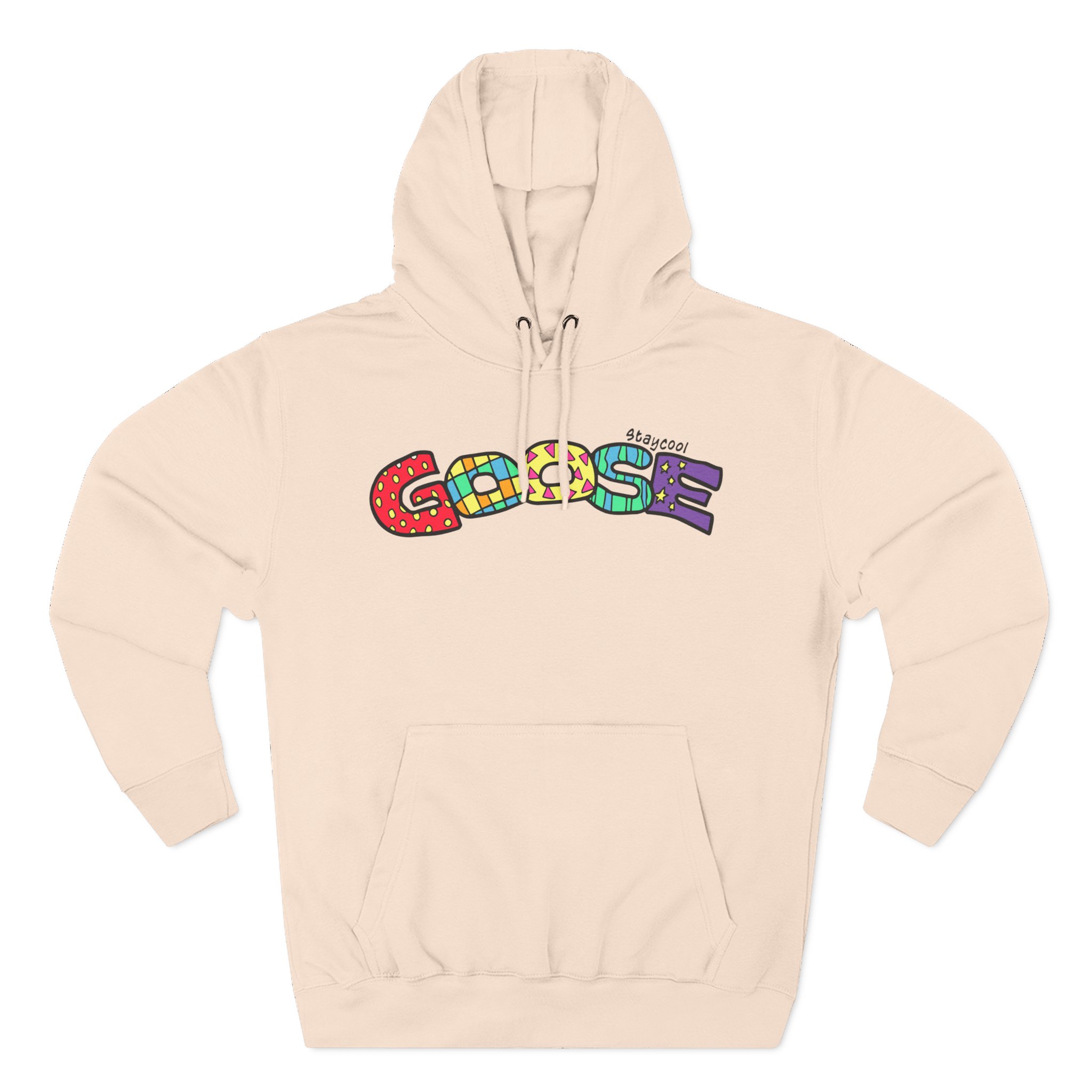 Goose x Staycool Rainbow Three-Panel Fleece Hoodie