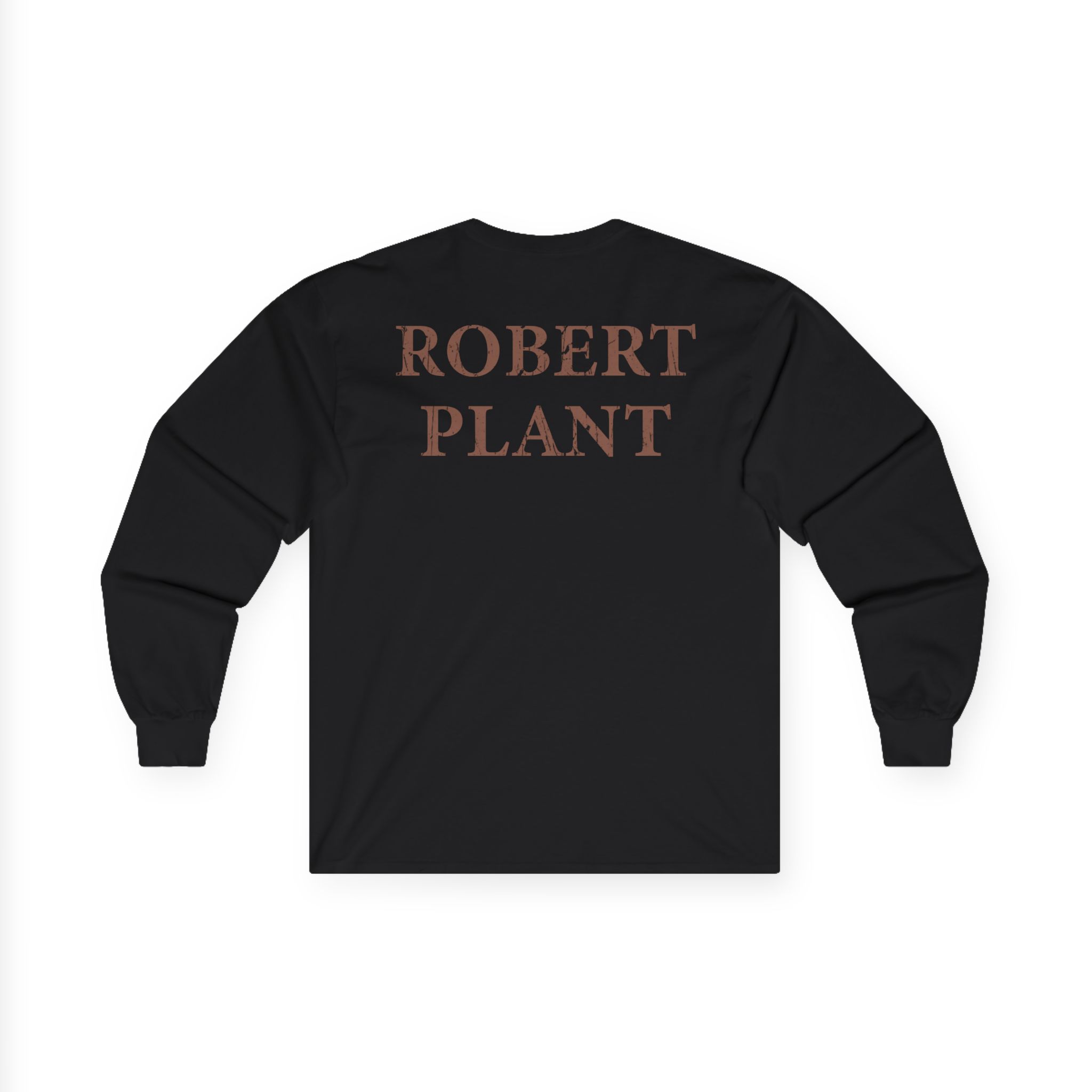 Robert Plant Distressed Feather Logo Unisex Ultra Cotton Long Sleeve Tee