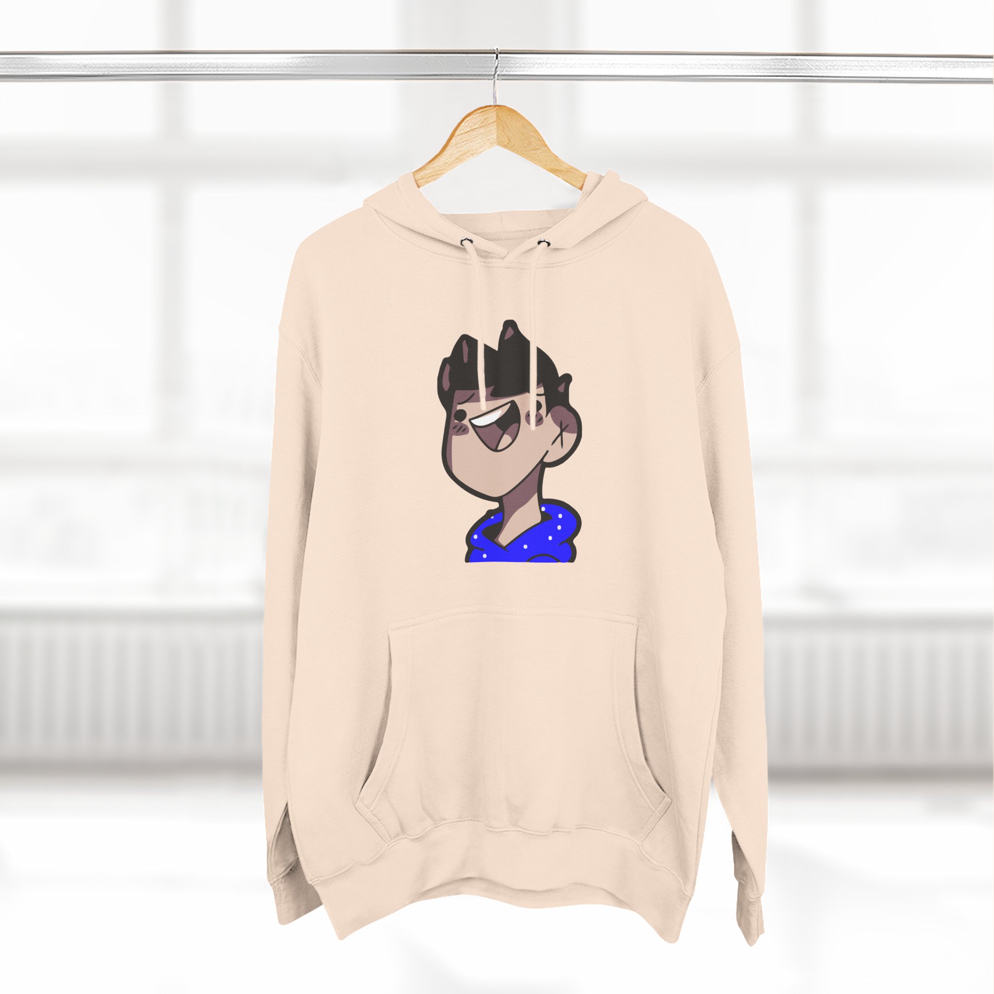 Clix Three-Panel Fleece Hoodie