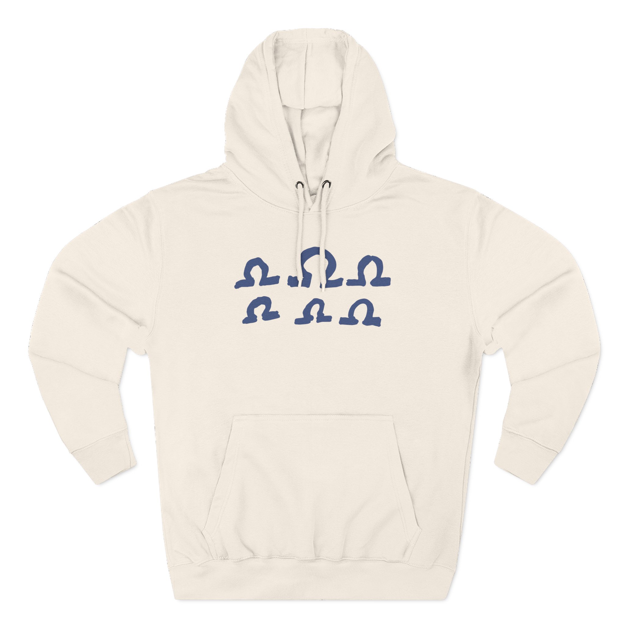 Rosalia Omega Cropped Three-Panel Fleece Hoodie