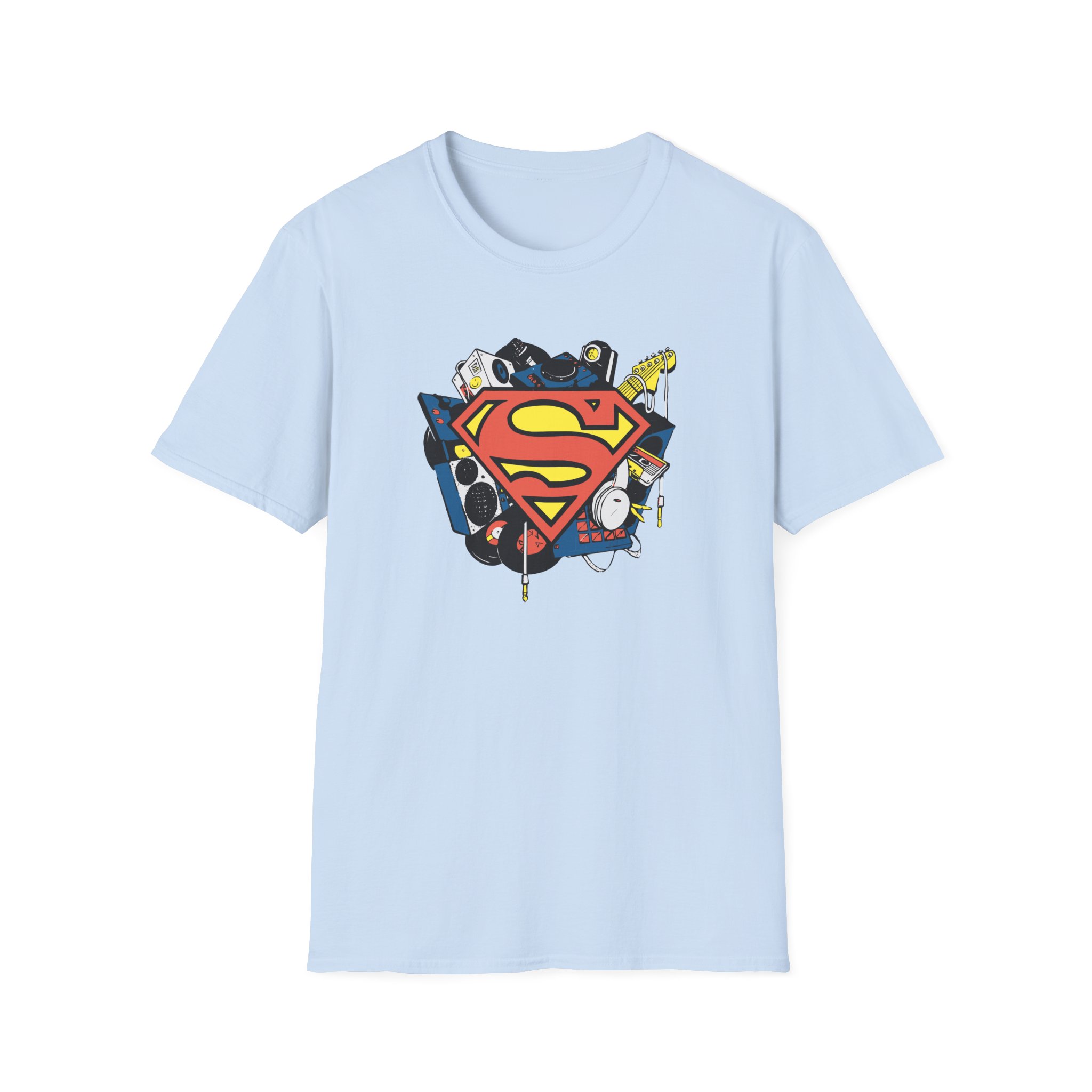 Kaskade X Superman Musician Unisex Softstyle T-Shirt