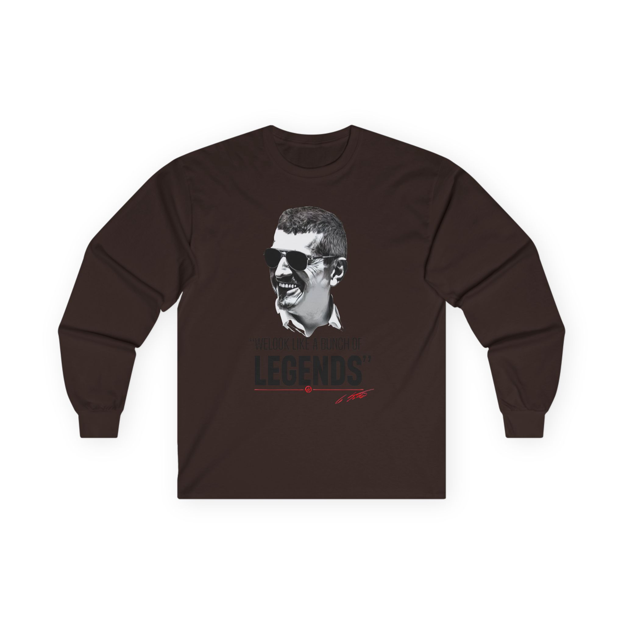 Haas F1 Guenther Steiner Legends Unisex Ultra Cotton Long Sleeve Tee