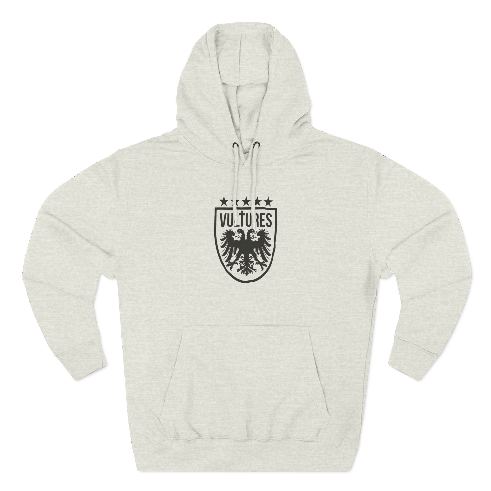 Vultures Three-Panel Fleece Hoodie