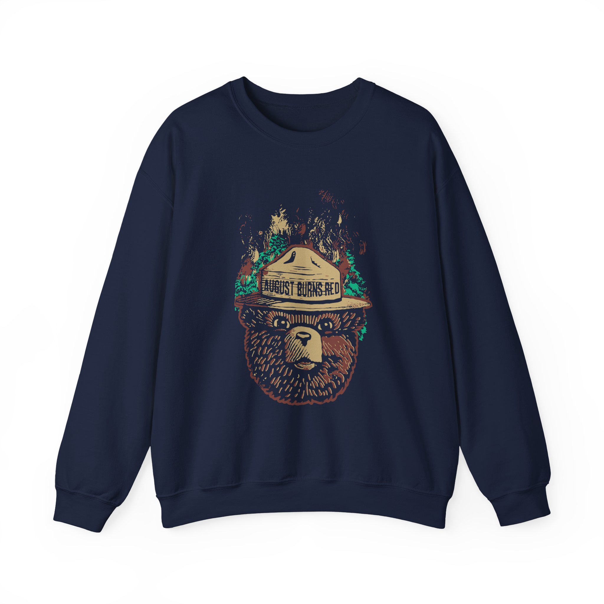 August Burns Red Smokey The Bear Unisex Heavy Blendâ„¢ Crewneck Sweatshirt