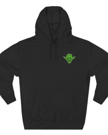 Nekrogoblikon Right Now Zip Up Three-Panel Fleece Hoodie
