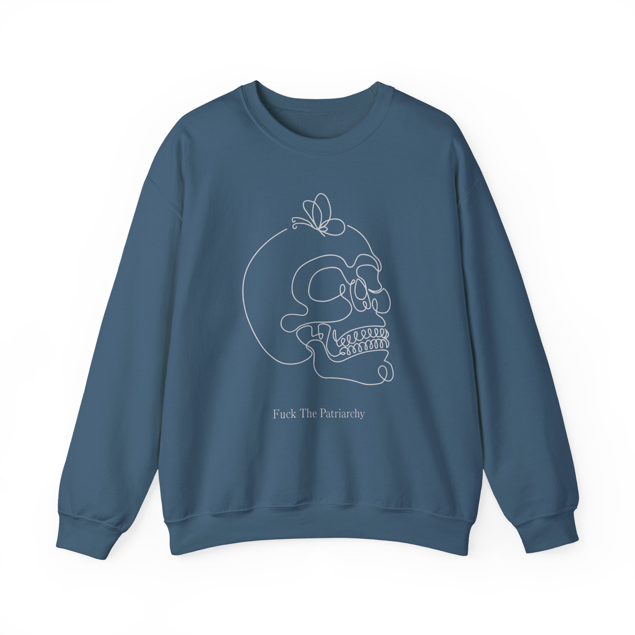 Qtcinderella Fuck the Patriarchy Unisex Heavy Blendâ„¢ Crewneck Sweatshirt