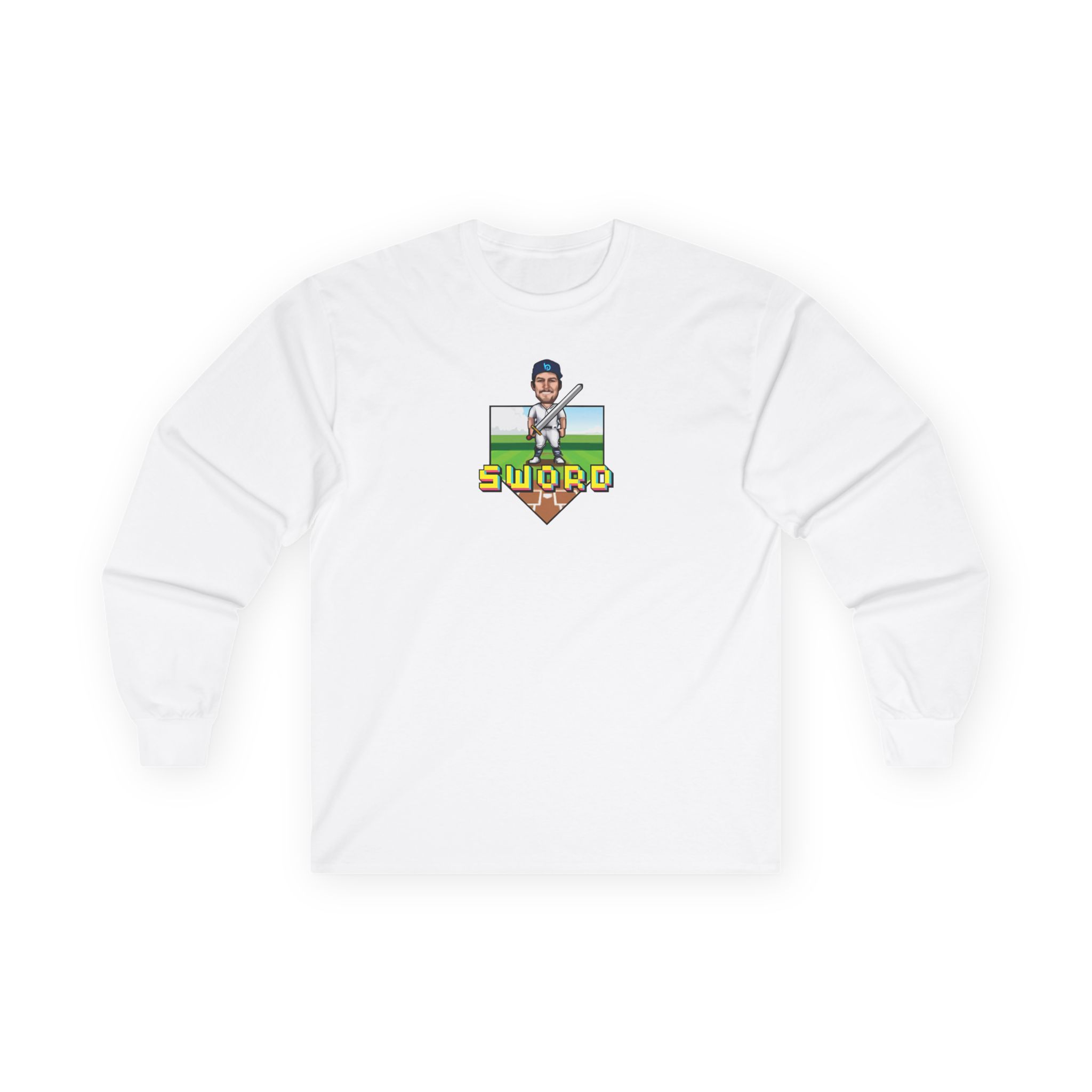 Trevor Bauer Sword Pixel Art Unisex Ultra Cotton Long Sleeve Tee