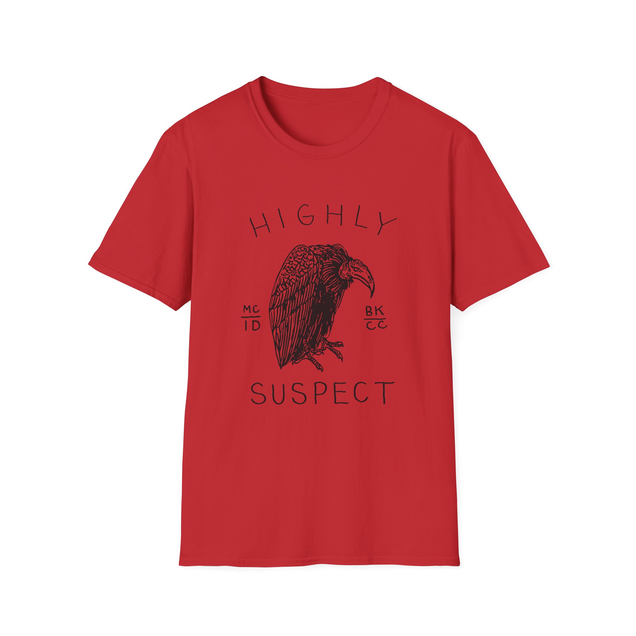 Highly Suspect Vulture Natural Unisex Softstyle T-shirt