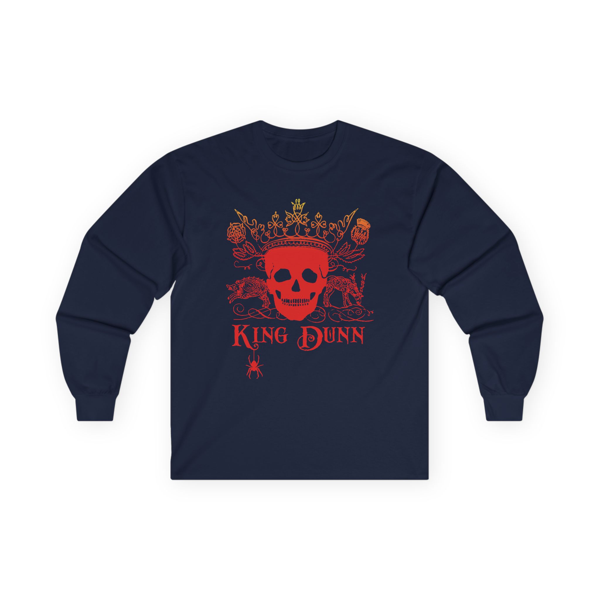 Melvins King Dunn Crown Skull Unisex Ultra Cotton Long Sleeve Tee