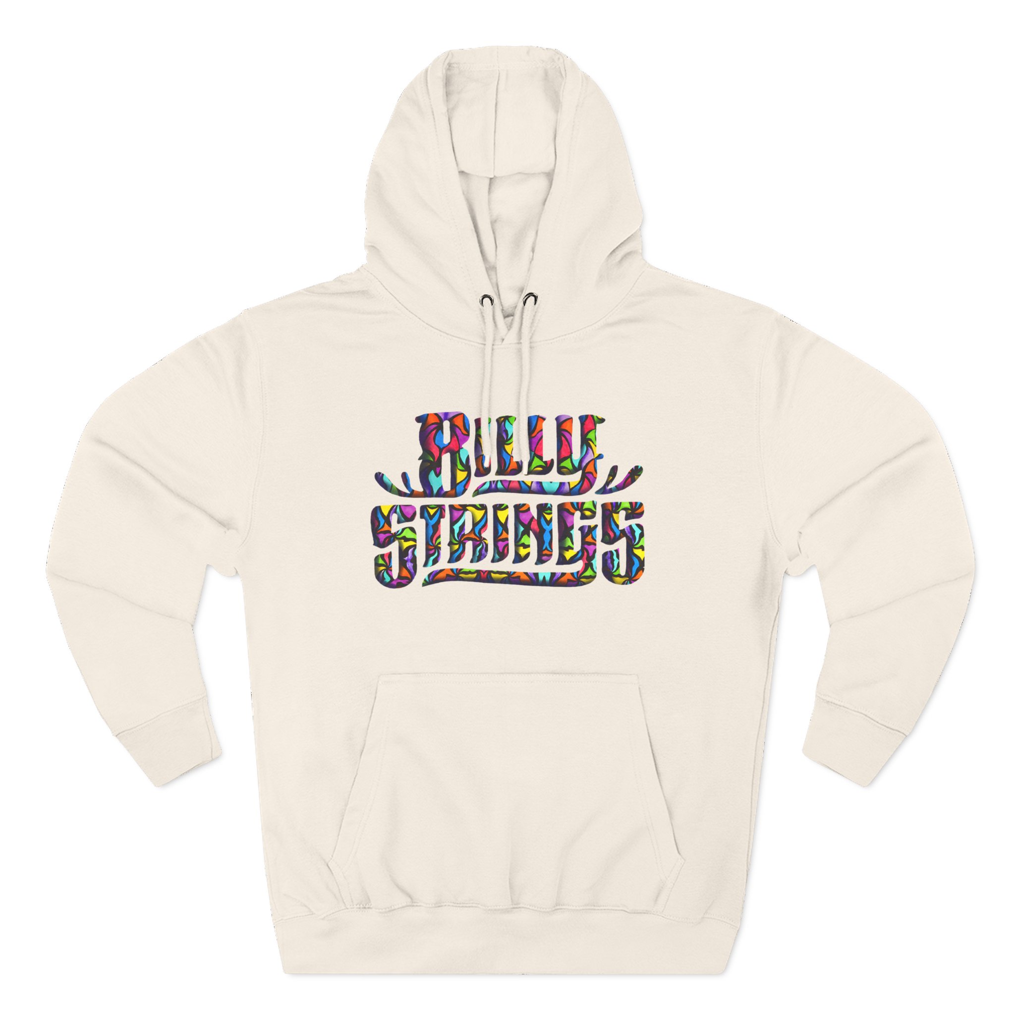Billy Strings Colorful Classic Logo Three-Panel Fleece Hoodie