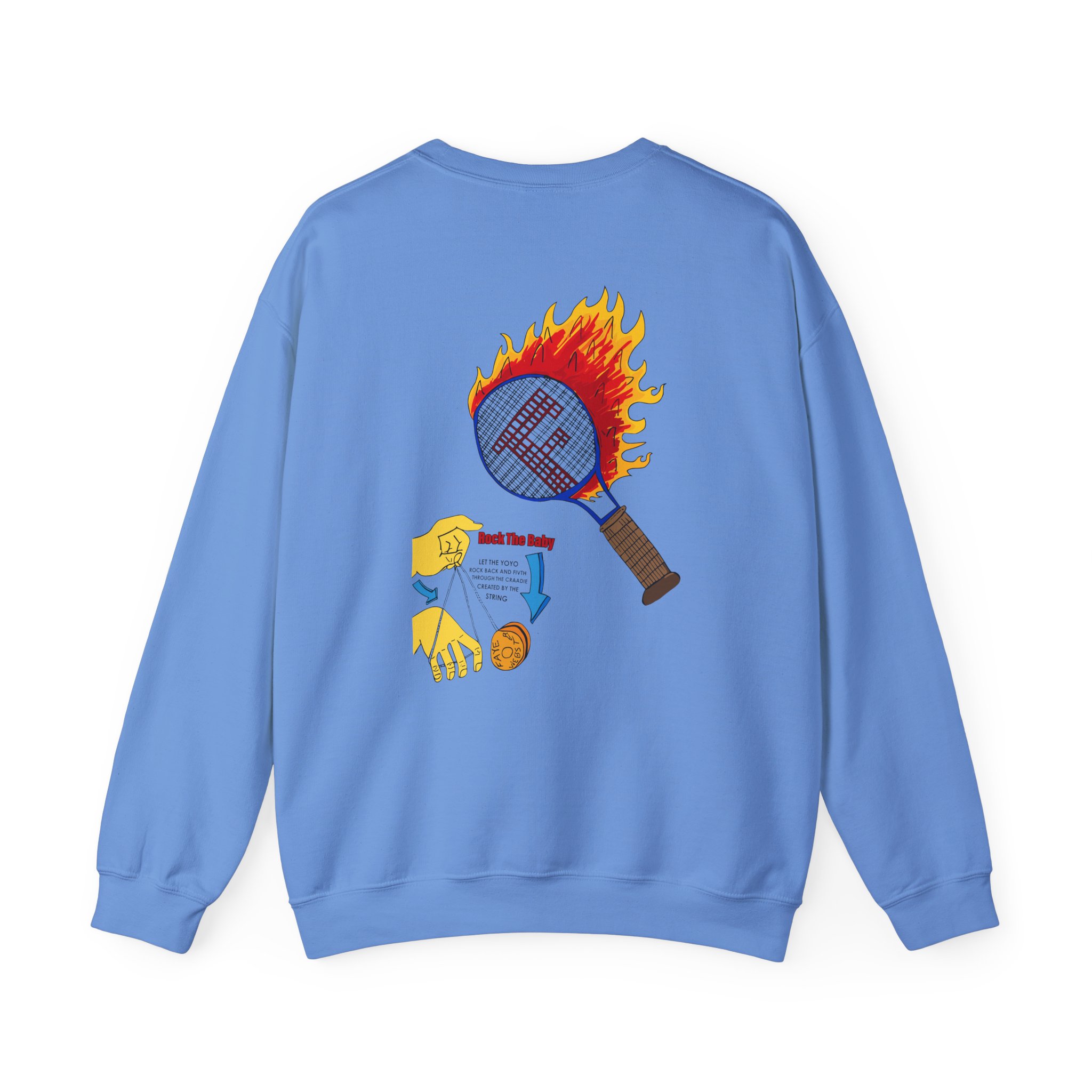 Faye Webster Felt Tip Unisex Heavy Blendâ„¢ Crewneck Sweatshirt