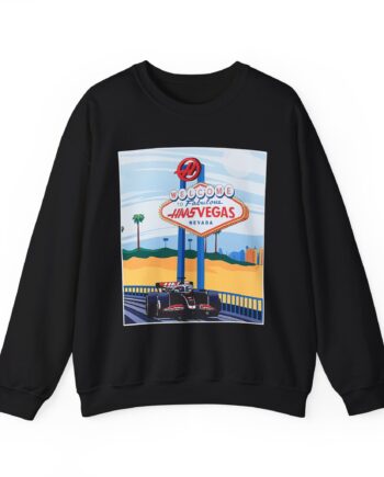Haas F1 Las vegas Gp Unisex Heavy Blend™ Crewneck Sweatshirt