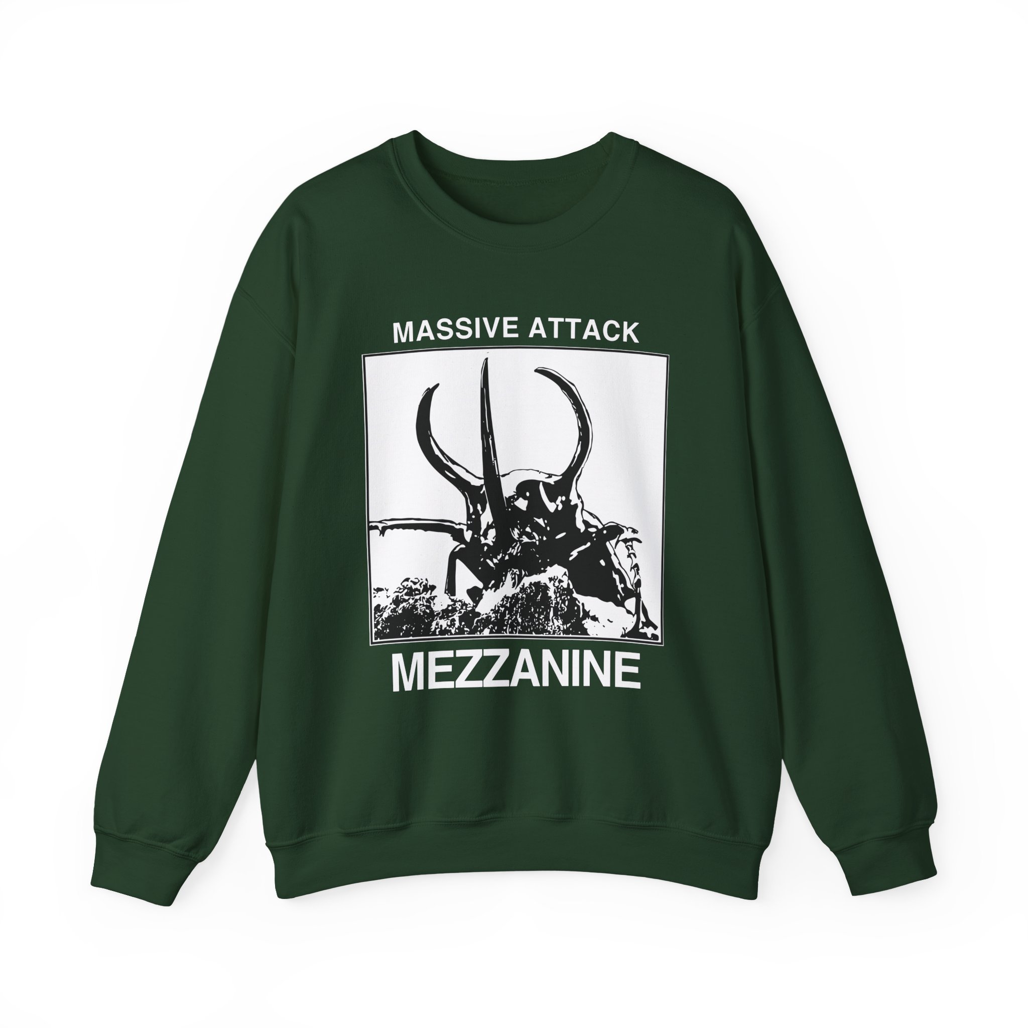 Massive Attack Mezzanine Unisex Heavy Blendâ„¢ Crewneck Sweatshirt
