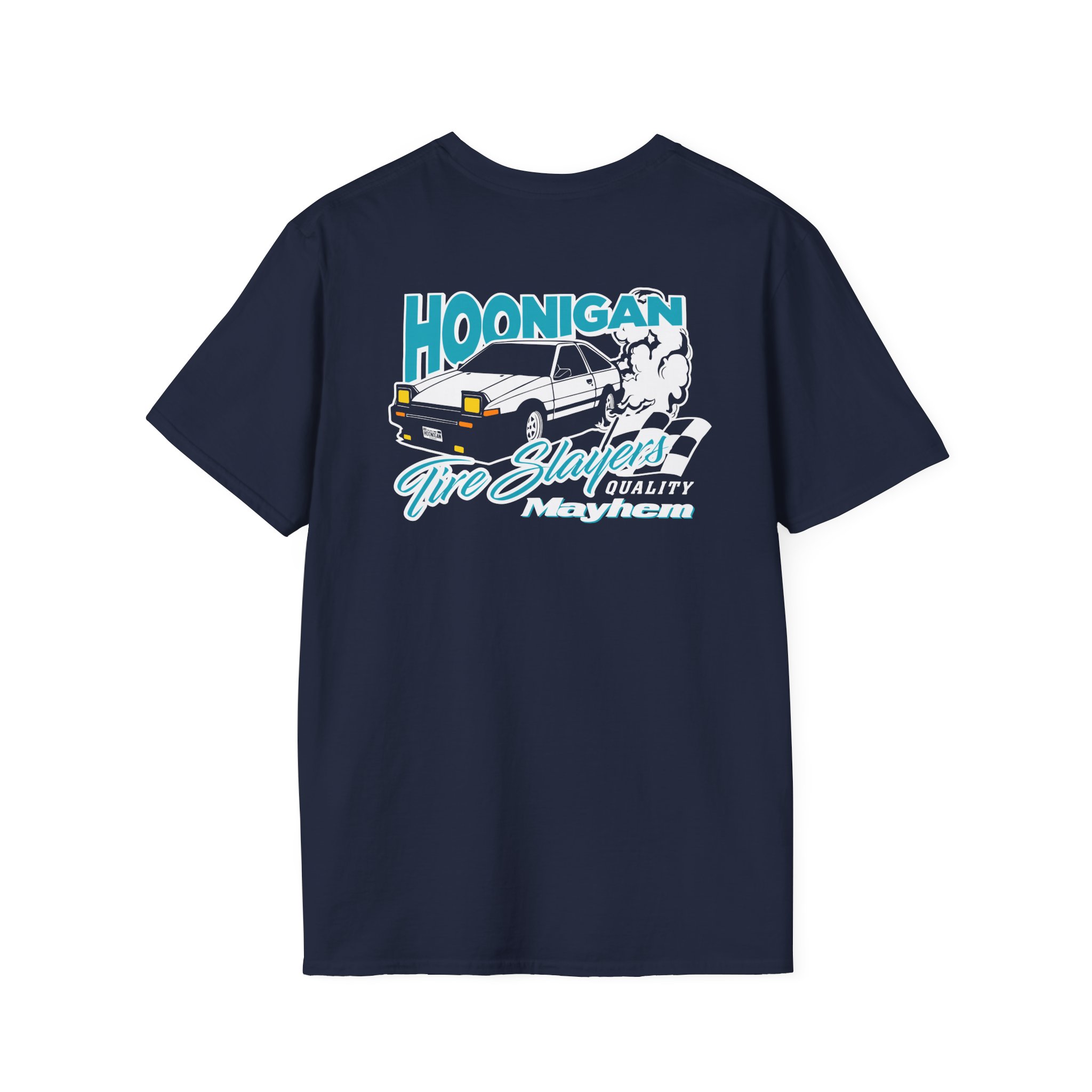 Ken Block Hoonigan 86 Tire Slayers Unisex Softstyle T-Shirt
