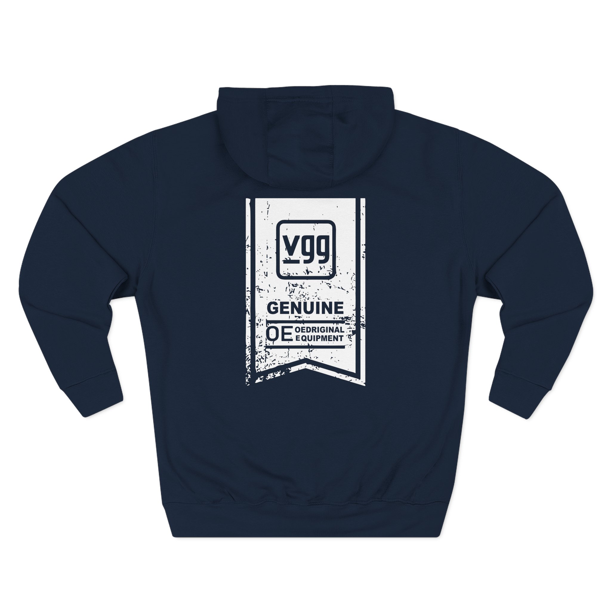 Vicegripgarage Genuine Parts Three-Panel Fleece Hoodie