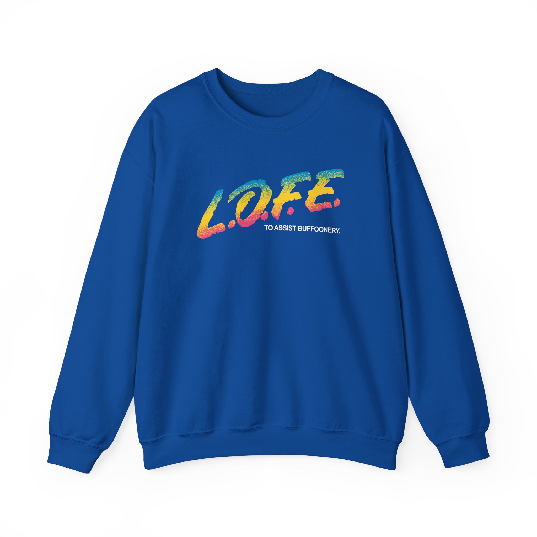 Lofe to Assist Buffoonery Unisex Heavy Blendâ„¢ Crewneck Sweatshirt