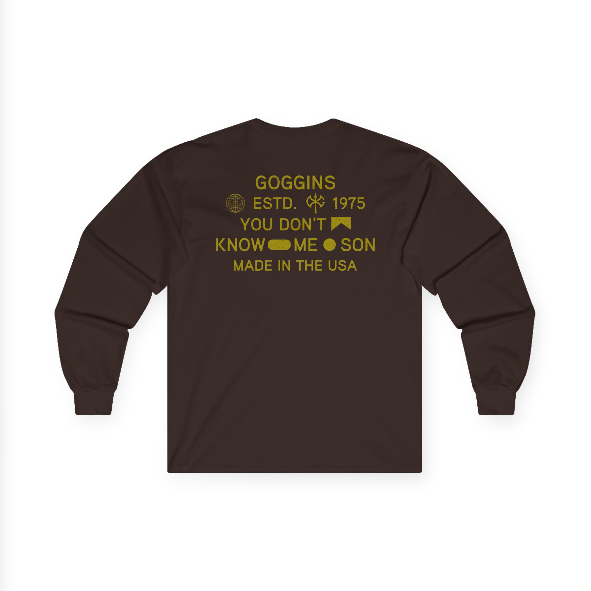 David Goggins Made in the Usa Unisex Ultra Cotton Long Sleeve Tee