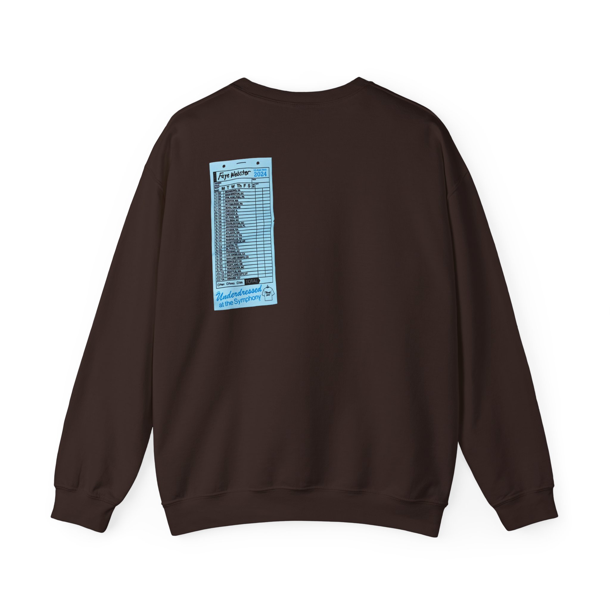 Faye Webster Underdressed at the Symphony 2024 Tour Unisex Heavy Blendâ„¢ Crewneck Sweatshirt