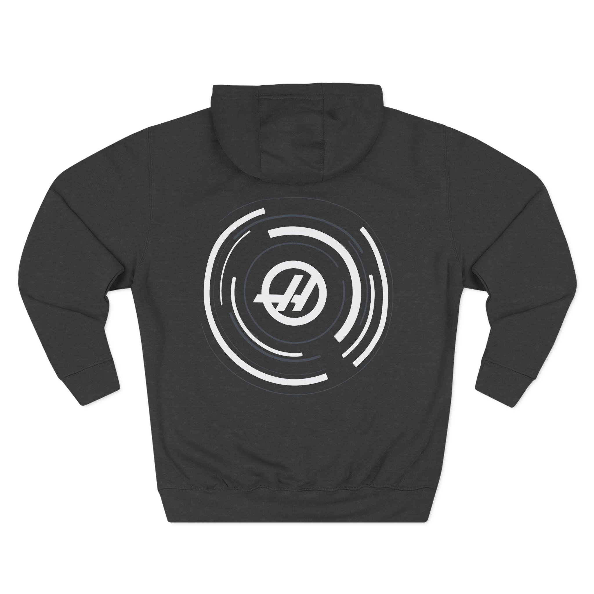 Haas F1 Dynamic Roundel Three-Panel Fleece Hoodie
