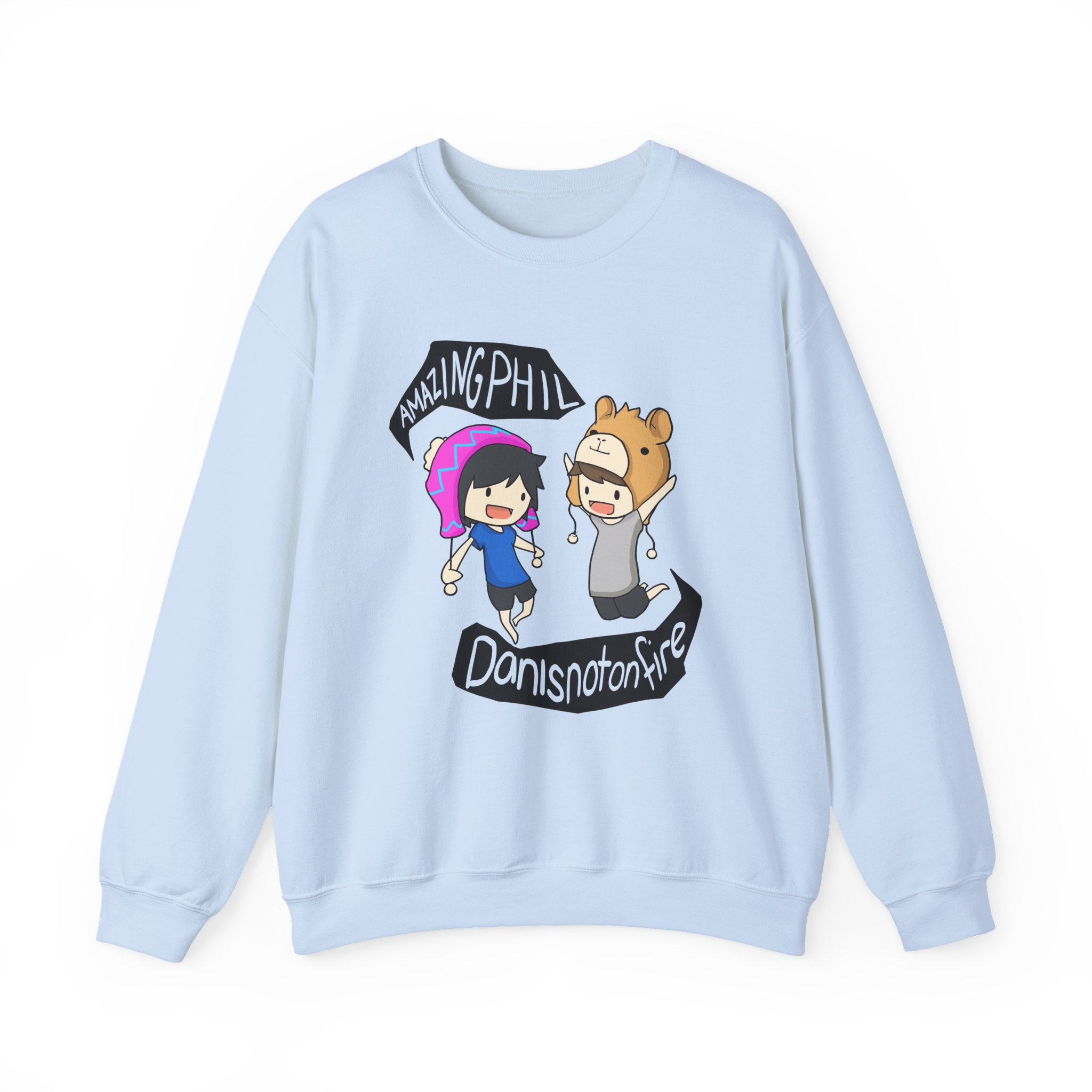 Dan and Phil Unisex Heavy Blendâ„¢ Crewneck Sweatshirt