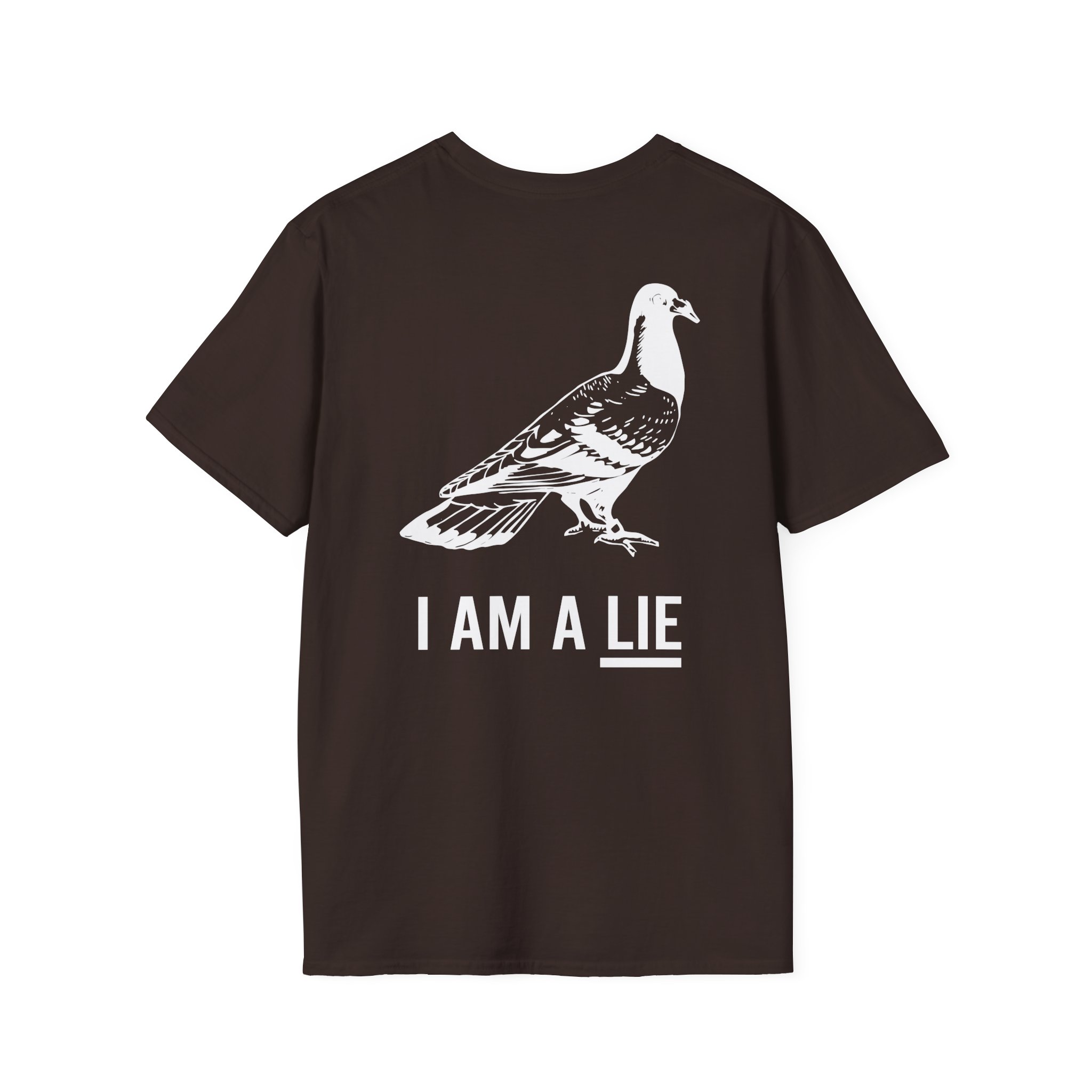 Birds Arent Real I am a Lie Unisex Softstyle T-Shirt