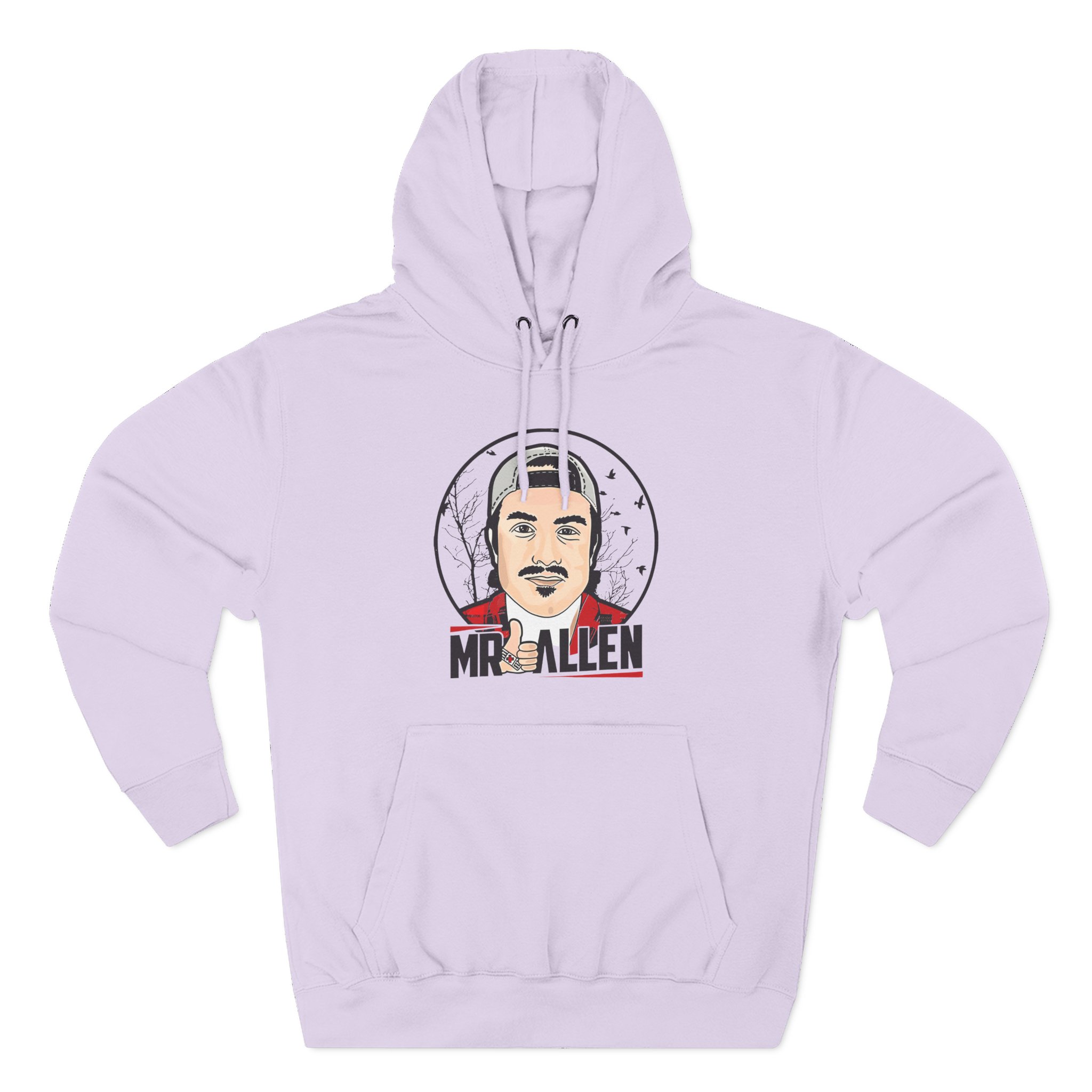 Mrballen Like Button Three-Panel Fleece Hoodie