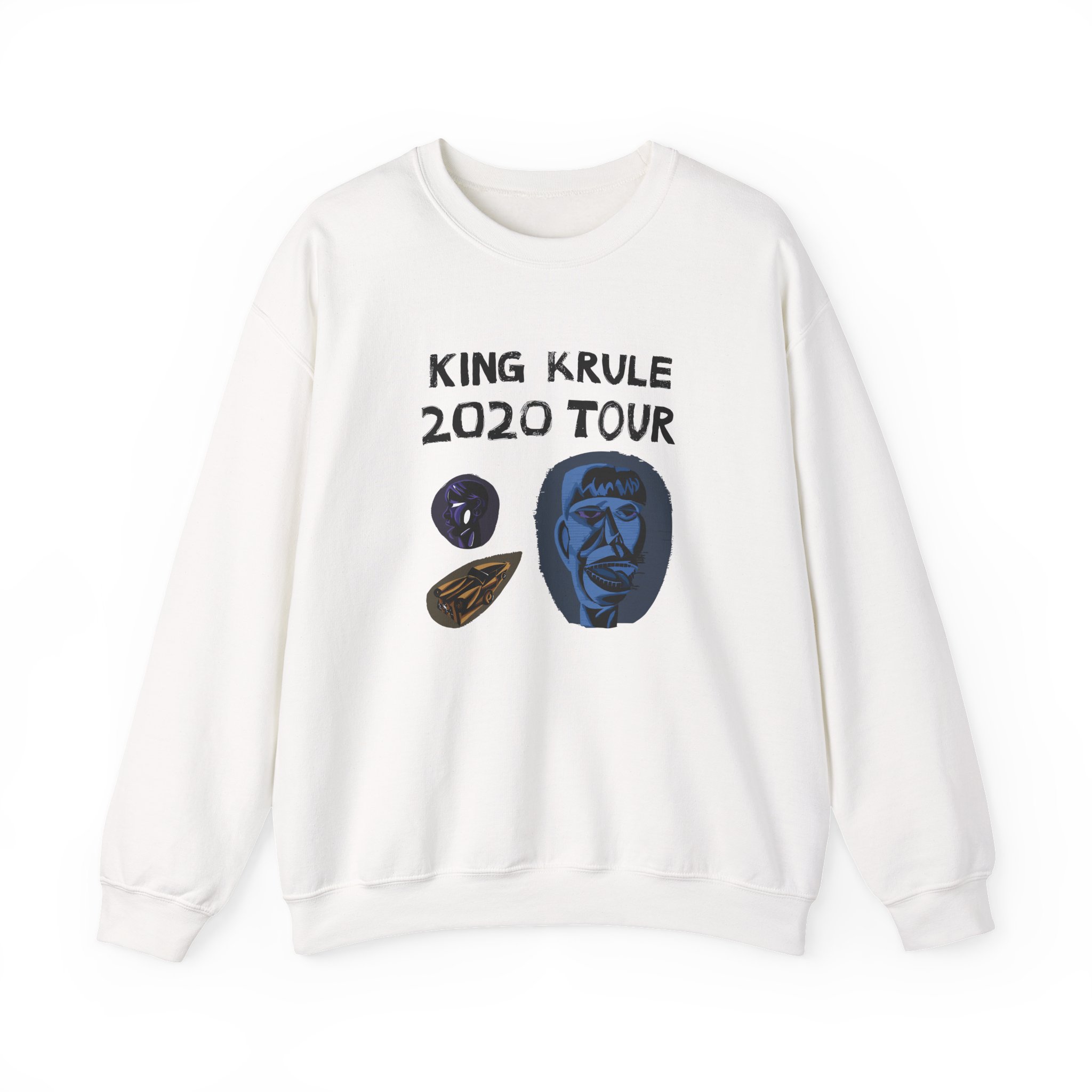 King Krule King Krule Tour Uk Europe Unisex Heavy Blendâ„¢ Crewneck Sweatshirt