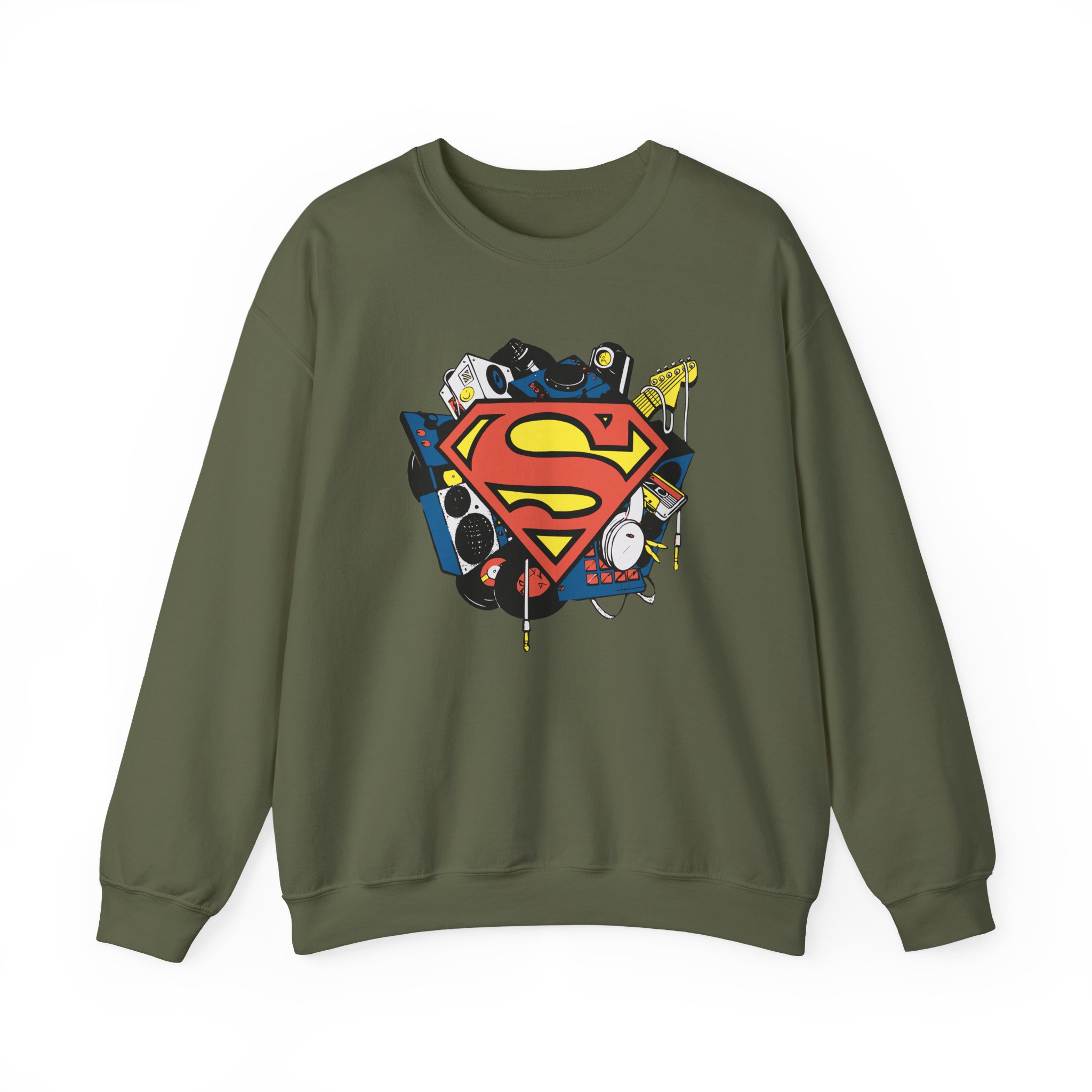 Kaskade X Superman Musician Unisex Heavy Blendâ„¢ Crewneck Sweatshirt