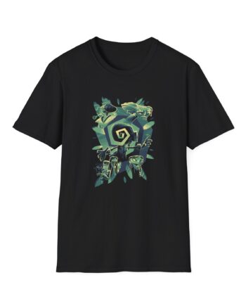 Double Fine Psychodelic Cast Unisex Softstyle T-Shirt