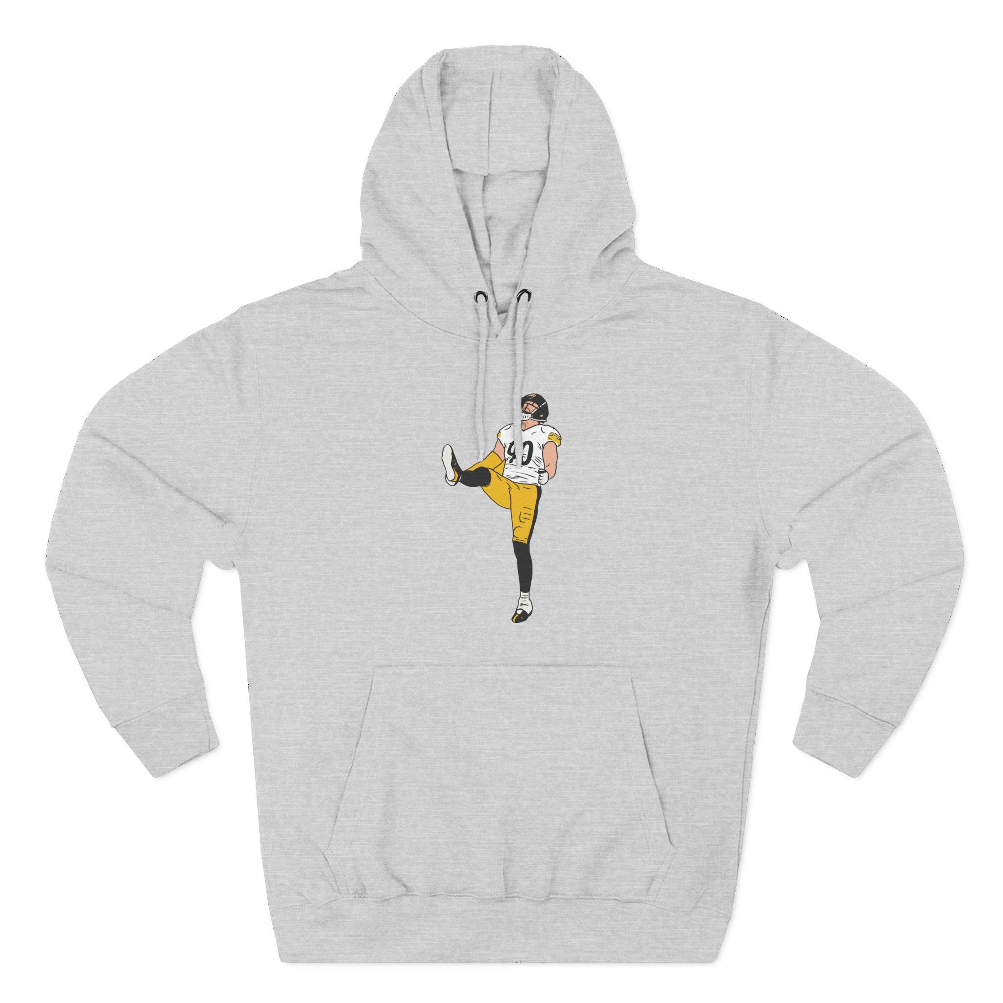 Tj Watt Football Three-Panel Fleece Hoodie