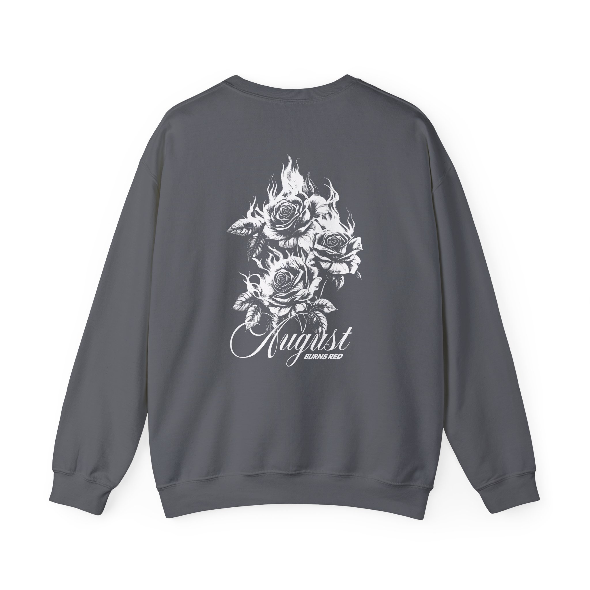 August Burns Red Burning Flowers Unisex Heavy Blendâ„¢ Crewneck Sweatshirt