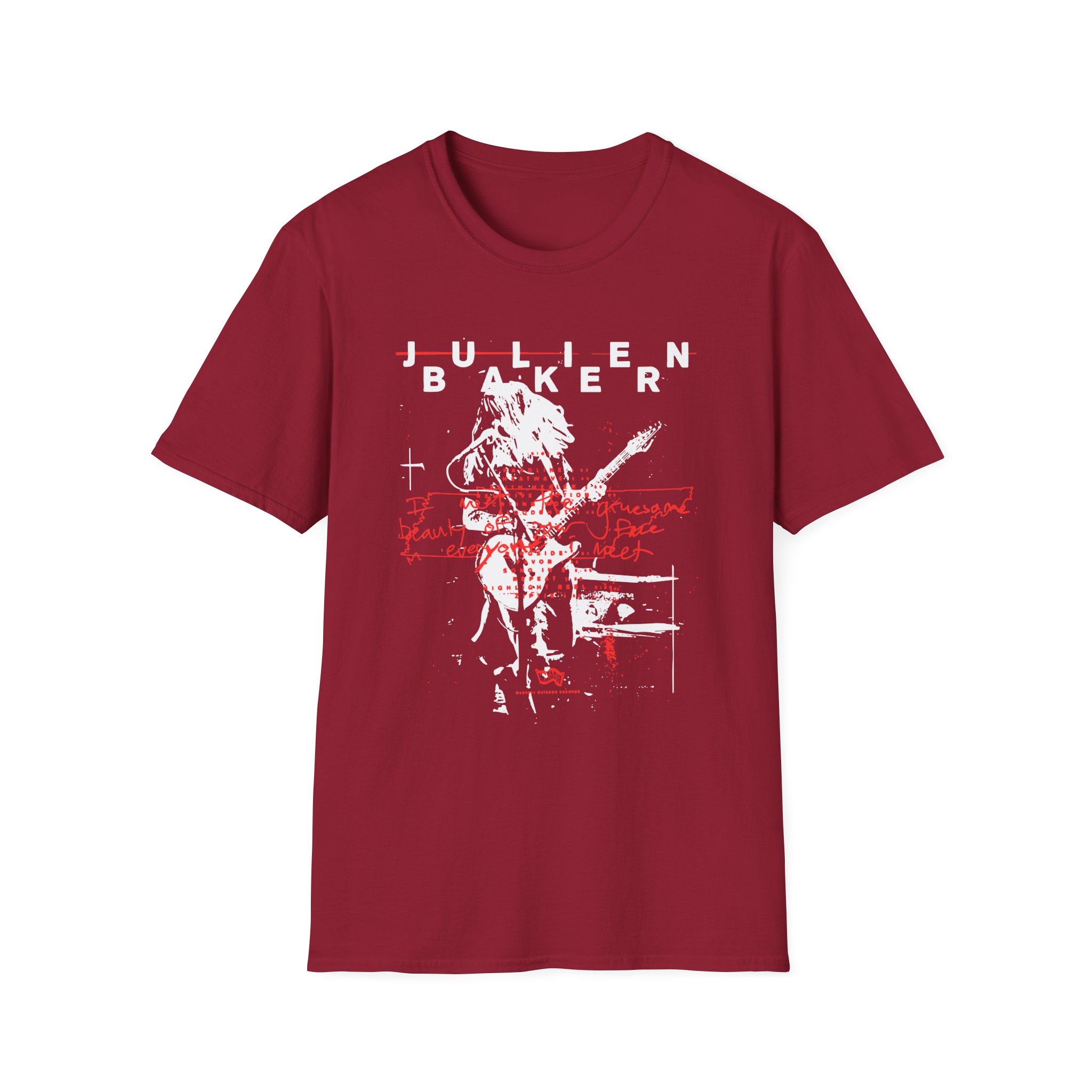 Julien Baker Live Flier Unisex Softstyle T-Shirt