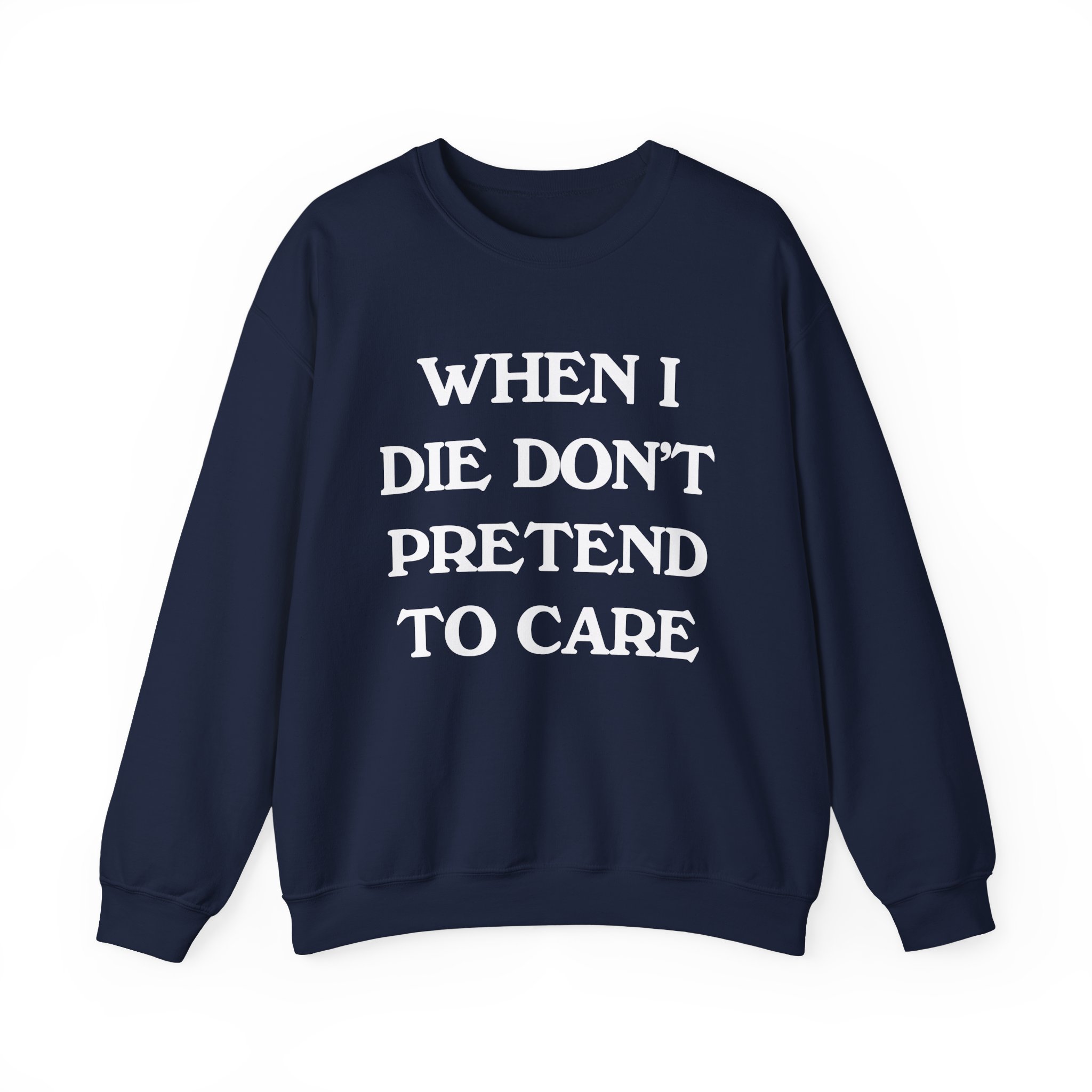 Tierra Whack When I Die Don't Pretend to Care Unisex Heavy Blendâ„¢ Crewneck Sweatshirt
