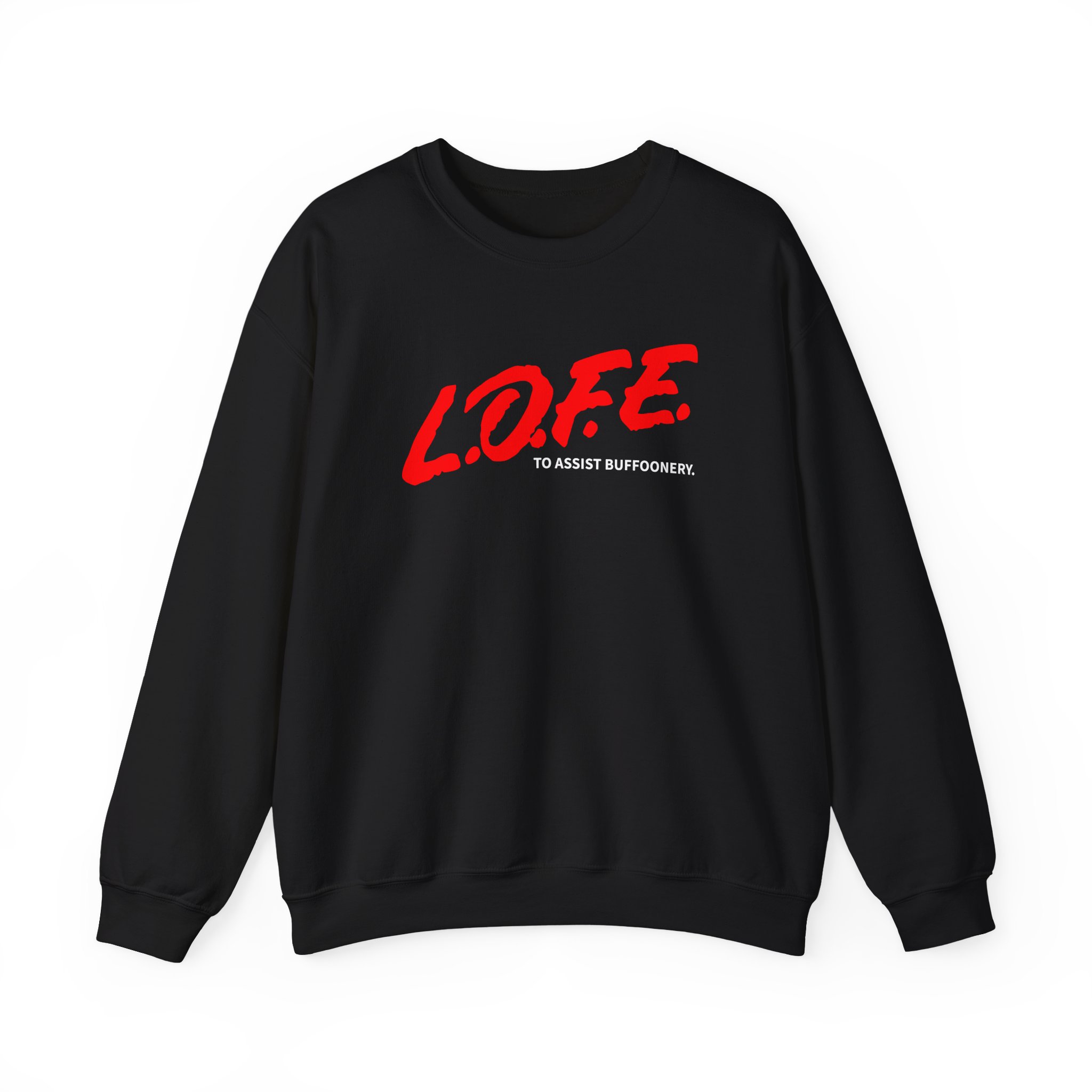 Lofe to Assist Buffoonery Unisex Heavy Blendâ„¢ Crewneck Sweatshirt