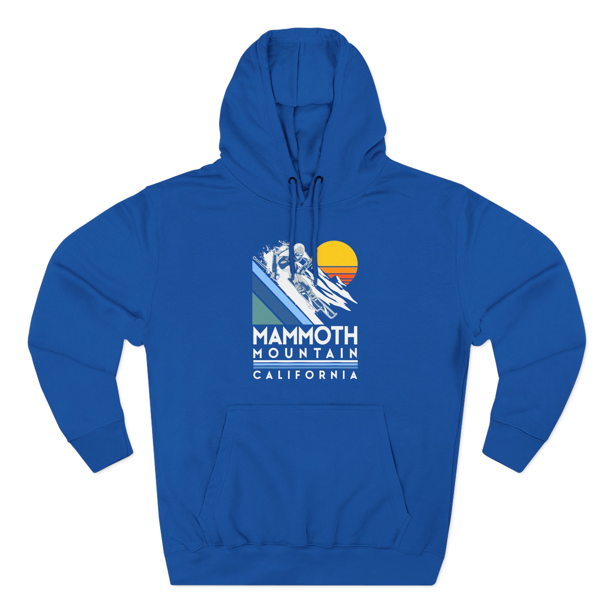 Mammoth Mountain California Three-Panel Fleece Hoodie