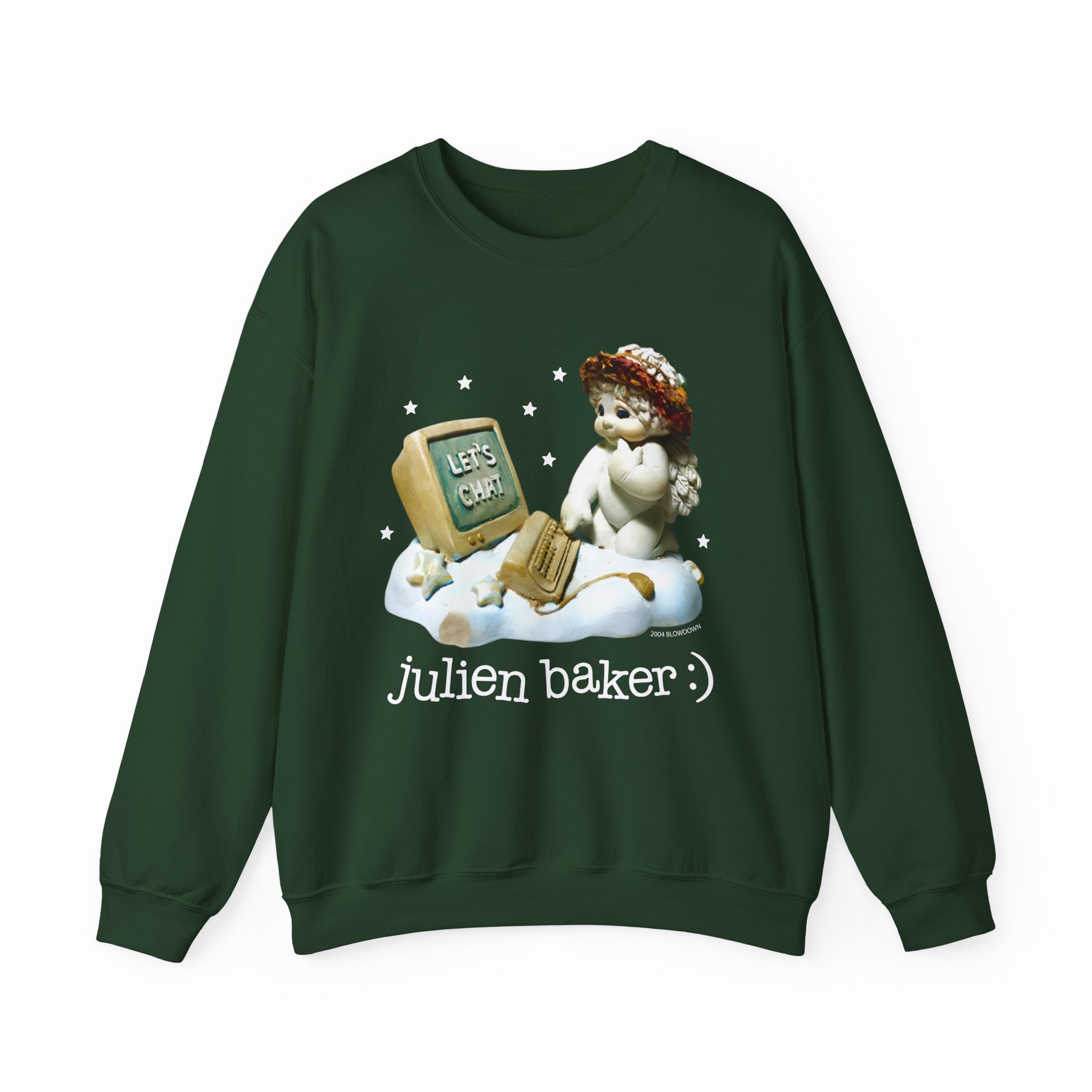 Julien Baker Online Angel Unisex Heavy Blendâ„¢ Crewneck Sweatshirt